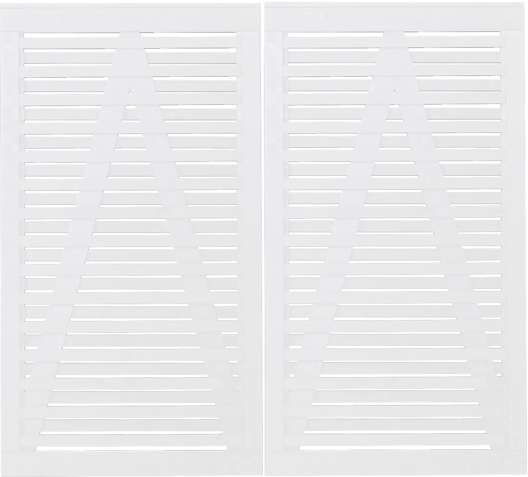 Plus Doppeltor Osaka 200 x 180 cm RAL 9010 Weiß