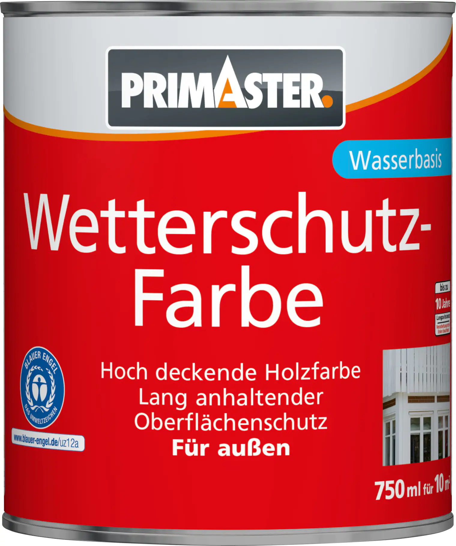 Primaster Wetterschutzfarbe 750 ml dunkelbraun Primaster Wetterschutzfarbe 750 ml dunkelbraun