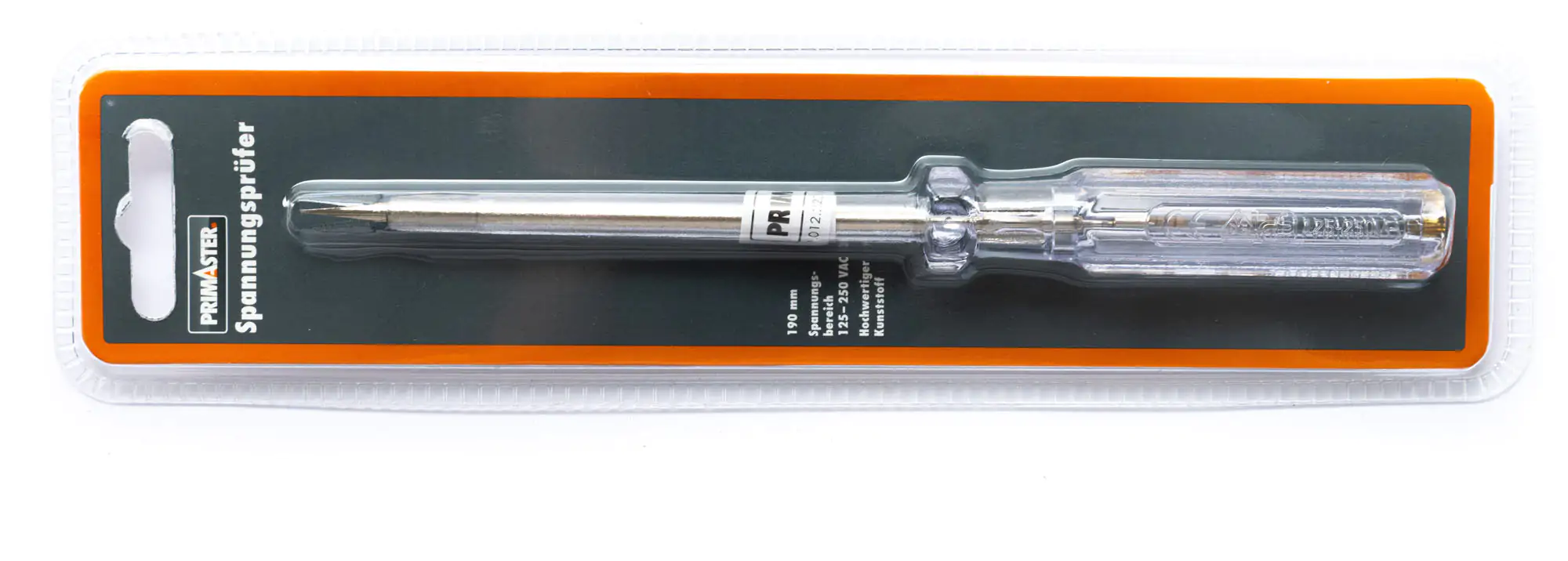 Primaster Spannungsprüfer 125 - 250 V 19 cm mit LED-Anzeige Primaster Spannungsprüfer 125 - 250 V 19 cm mit LED-Anzeige