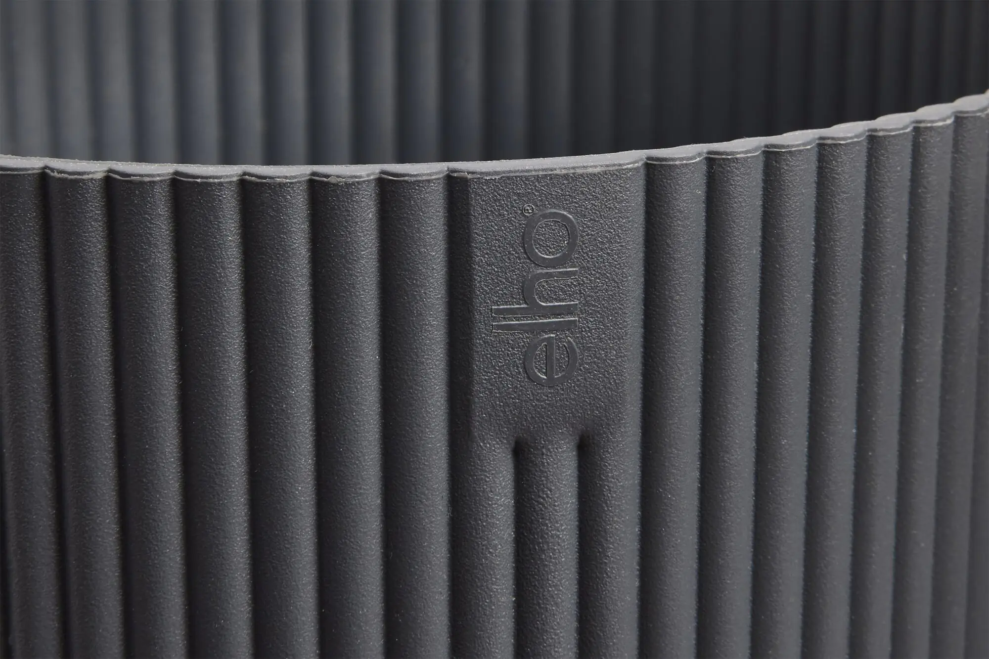 Elho Blumentopf Vibes Fold Kunststoff anthrazit Ø 22x 20 cm