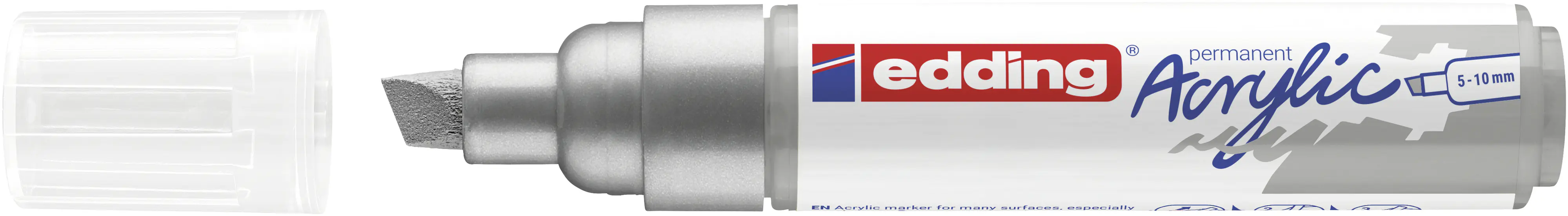 edding 5000 Acrylmarker breit silber 5 - 10 mm
