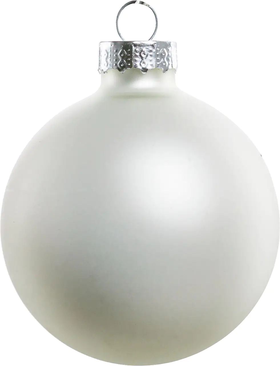 2076601539001_03 TrendLine Weihnachtskugeln aus Glas Ø 6 cm weiß 20 Stück