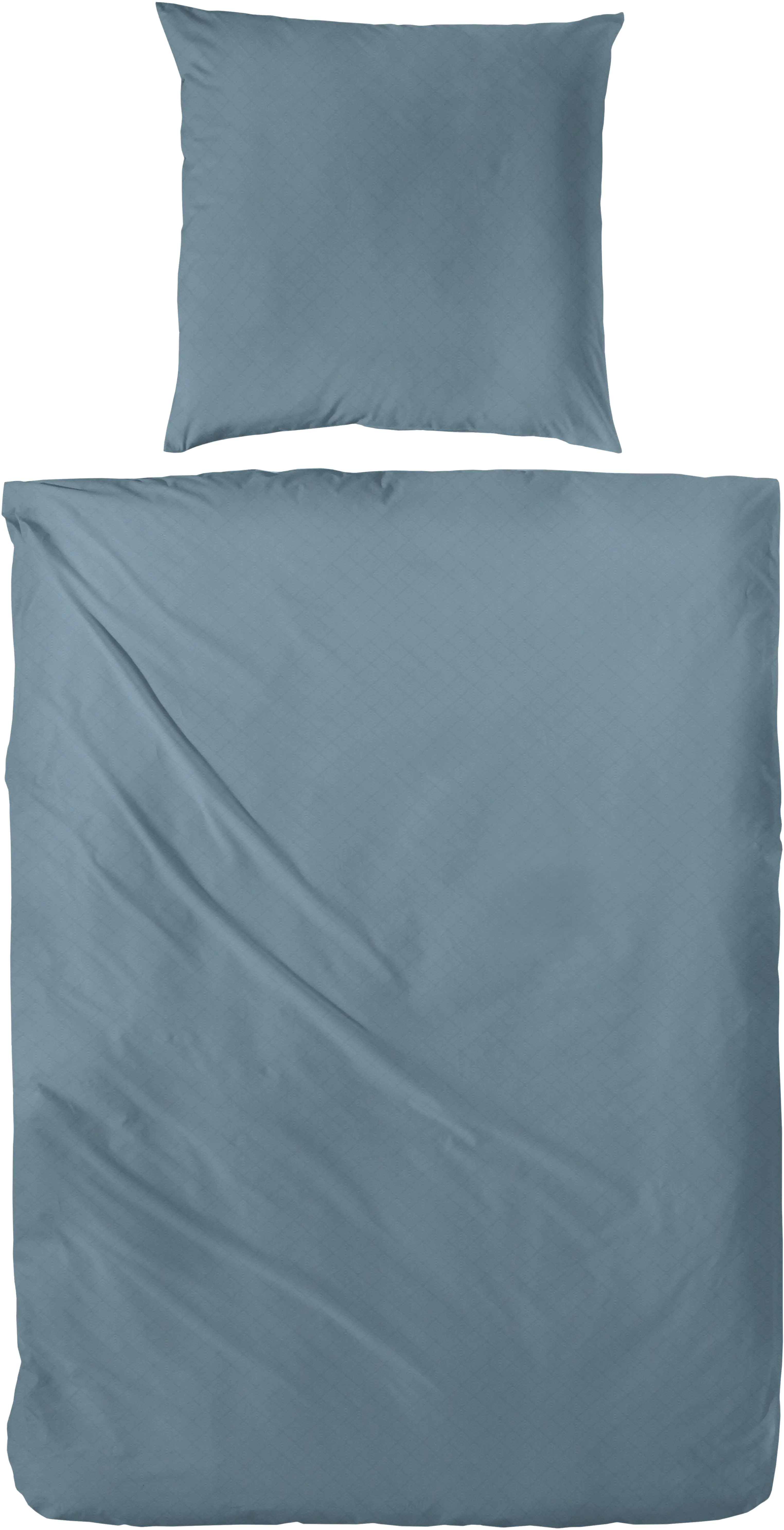 4002895140188 Vario Bettwäsche Satin uni smaragd, 135 x 200 cm