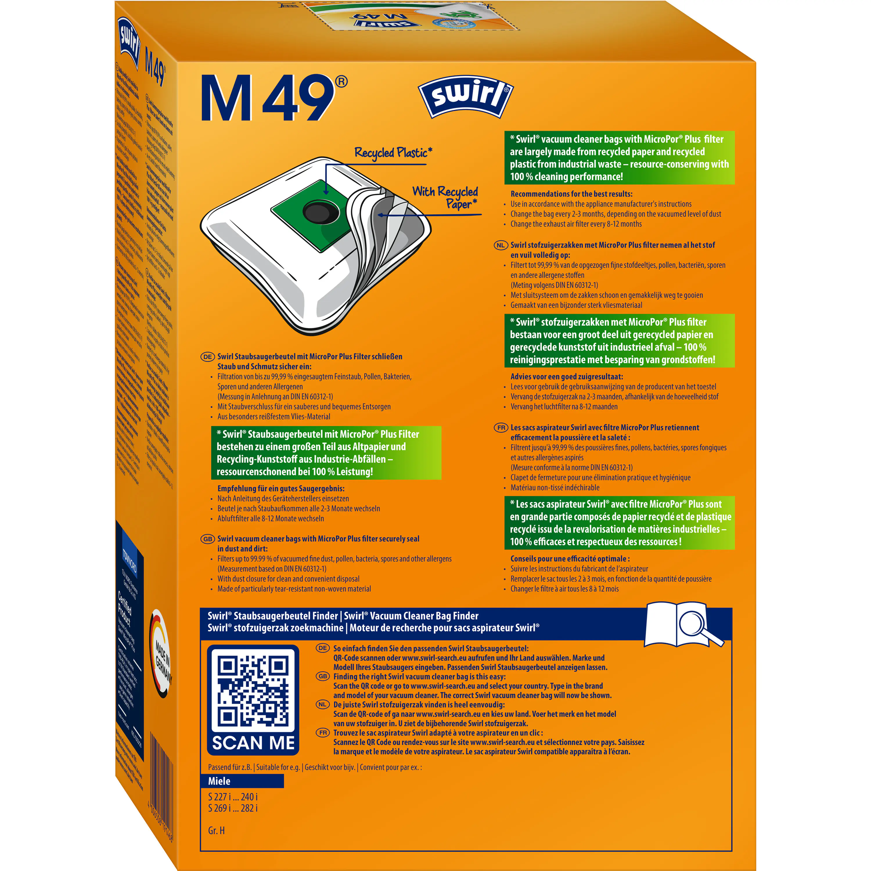 Swirl® M 49  MicroPor® Plus