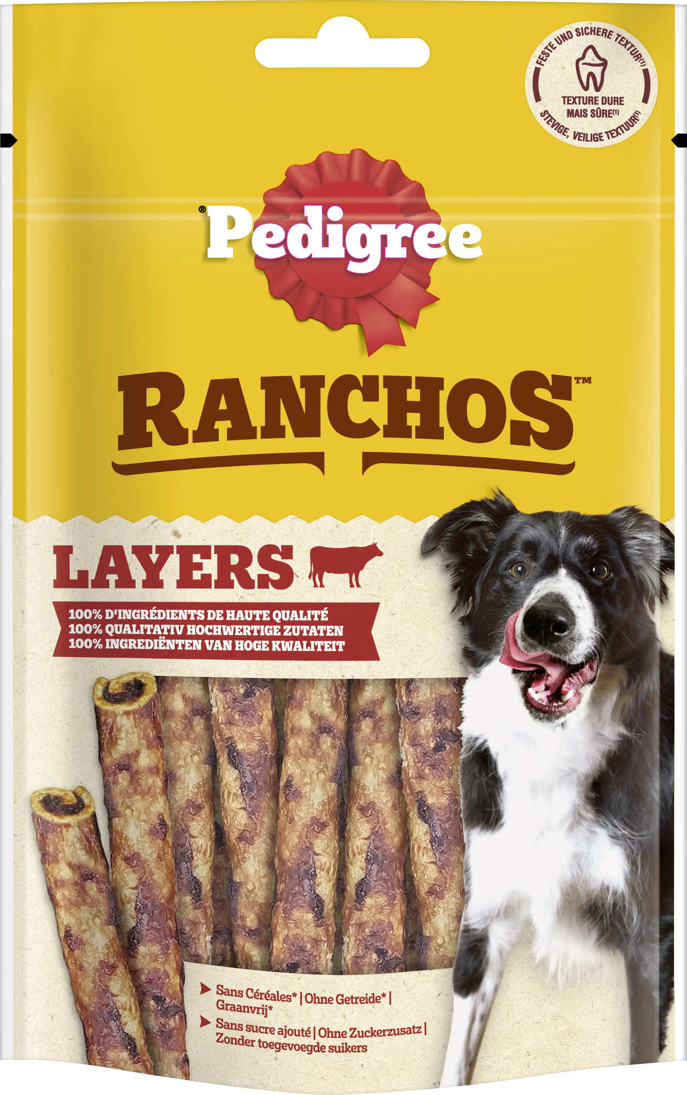 Pedigree Ranchos Hundeleckerli Layers mit Rind 60 g