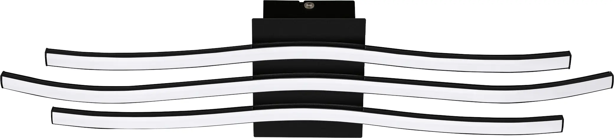 Eglo LED Deckenleuchte Roncade 1 schwarz 65 x 13 cm warmweiß