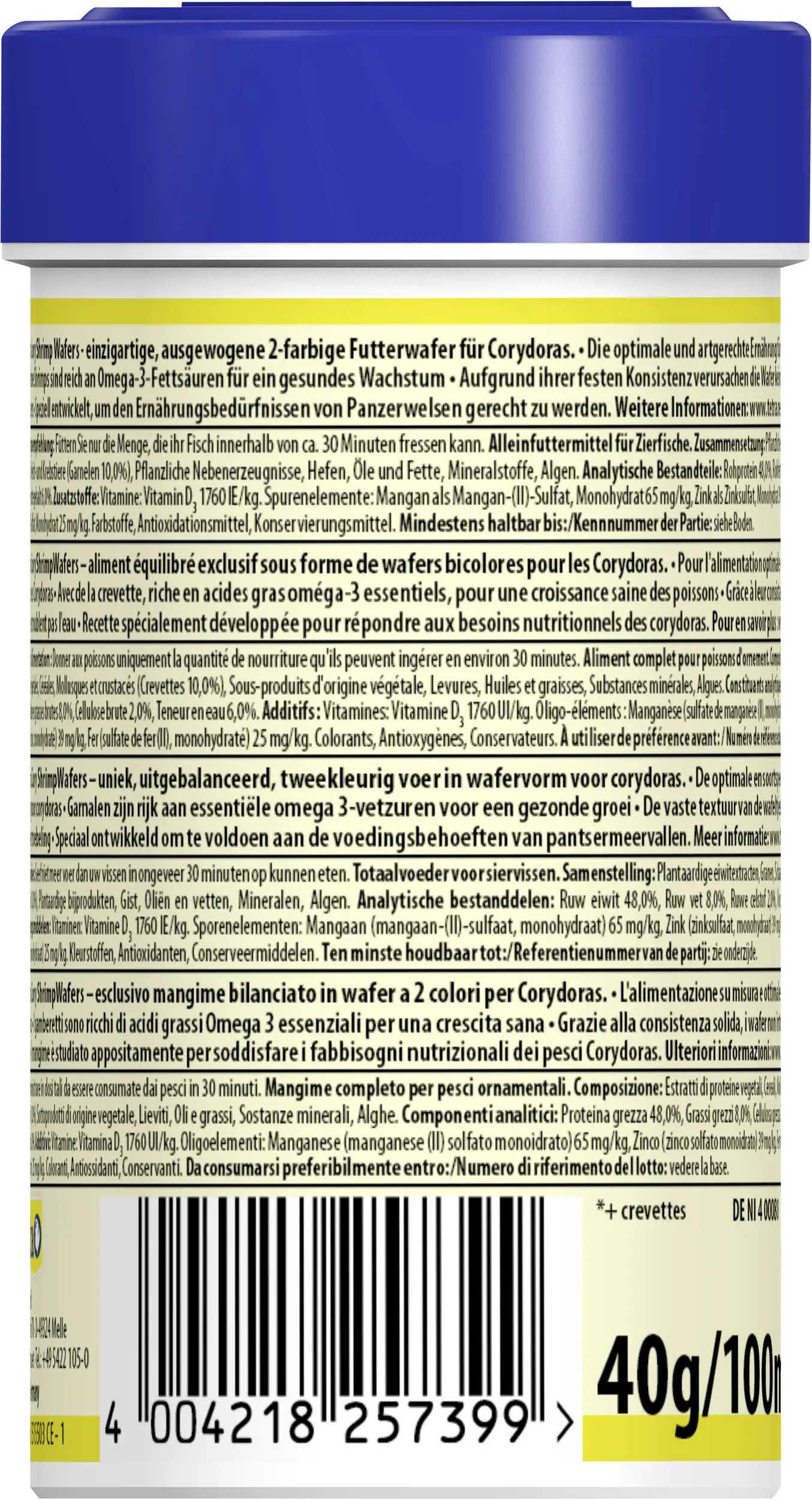 Tetra Cory Shrimp Wafers 100 ml