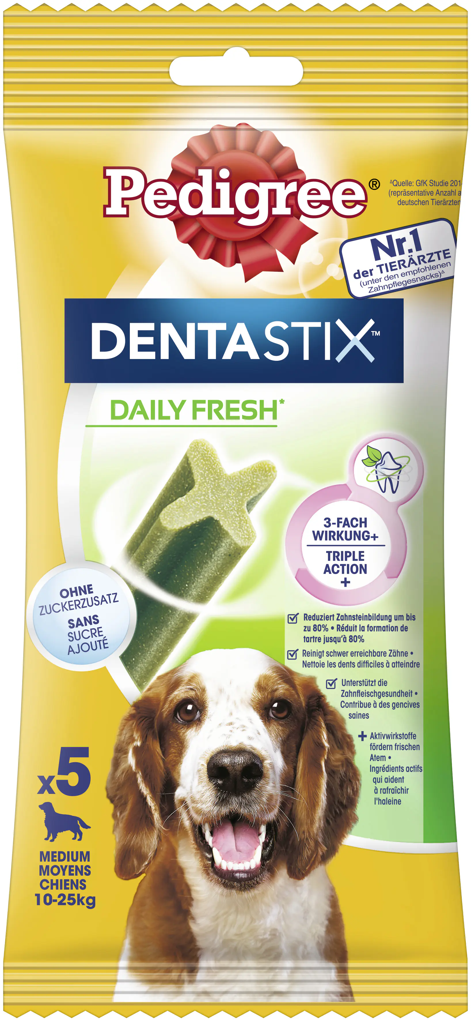 Pedigree Dentastix Adult Daily Fresh Hundesnack 5 Stück