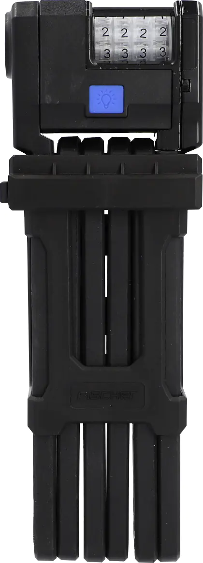 Fischer Fahrrad-Faltschloss PROTEC PLUS+ FN110 Fischer Fahrrad-Faltschloss PROTEC PLUS+ FN110