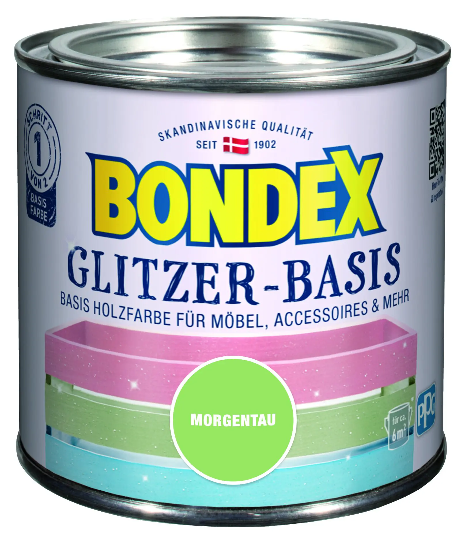 Bondex Glitzer-Basis 500 ml basis morgentau
