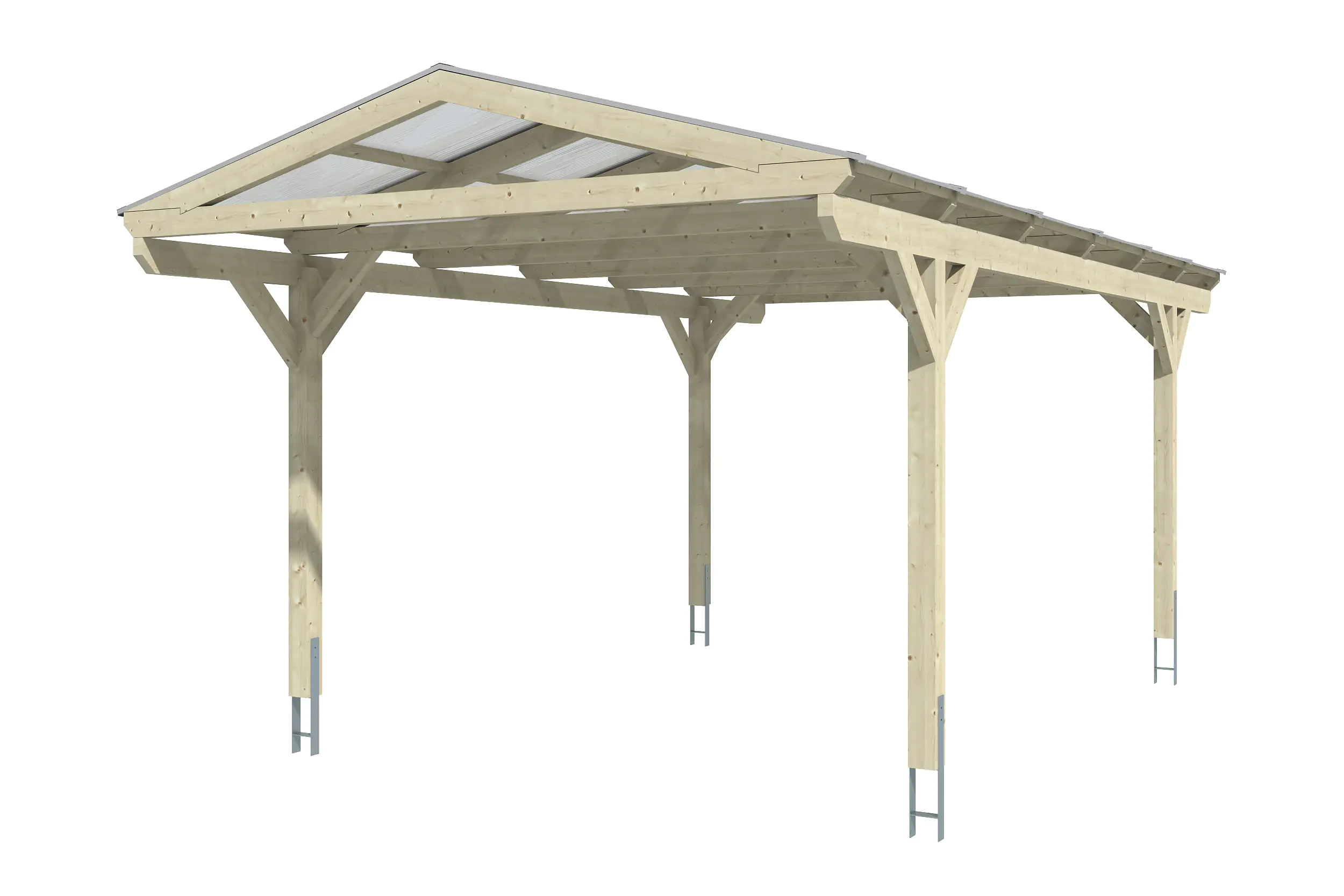 SKAN HOLZ Carport Westerwald 362 x 648 cm, natur