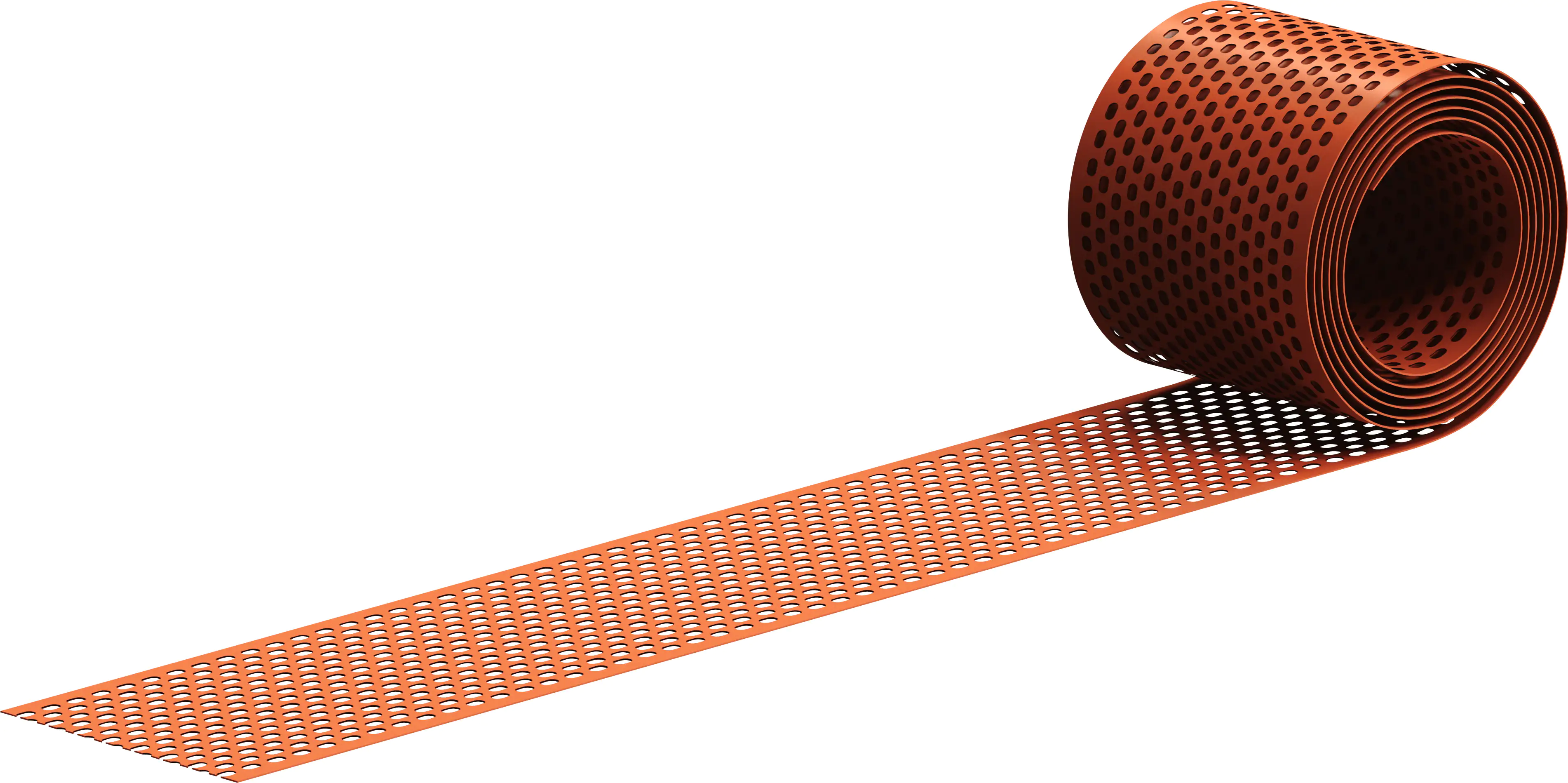 Sarei Vogelschutz- und Lüftungsgitter 5 m x 100 mm ziegelrot