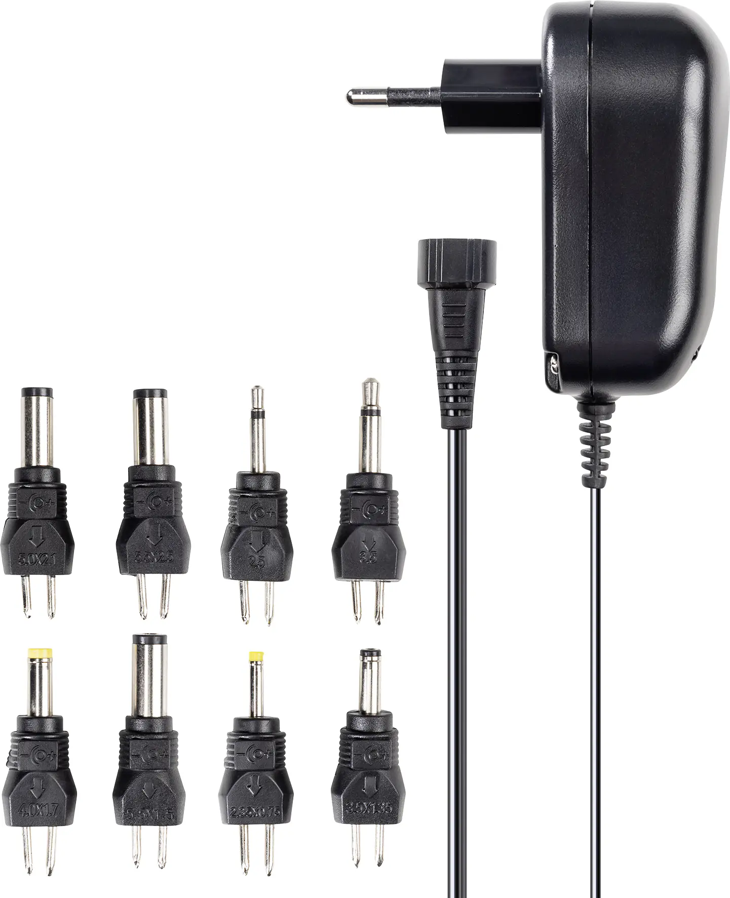 Schwaiger Steckernetzgerät NG1000USB 011 universal schwarz, 1000mA