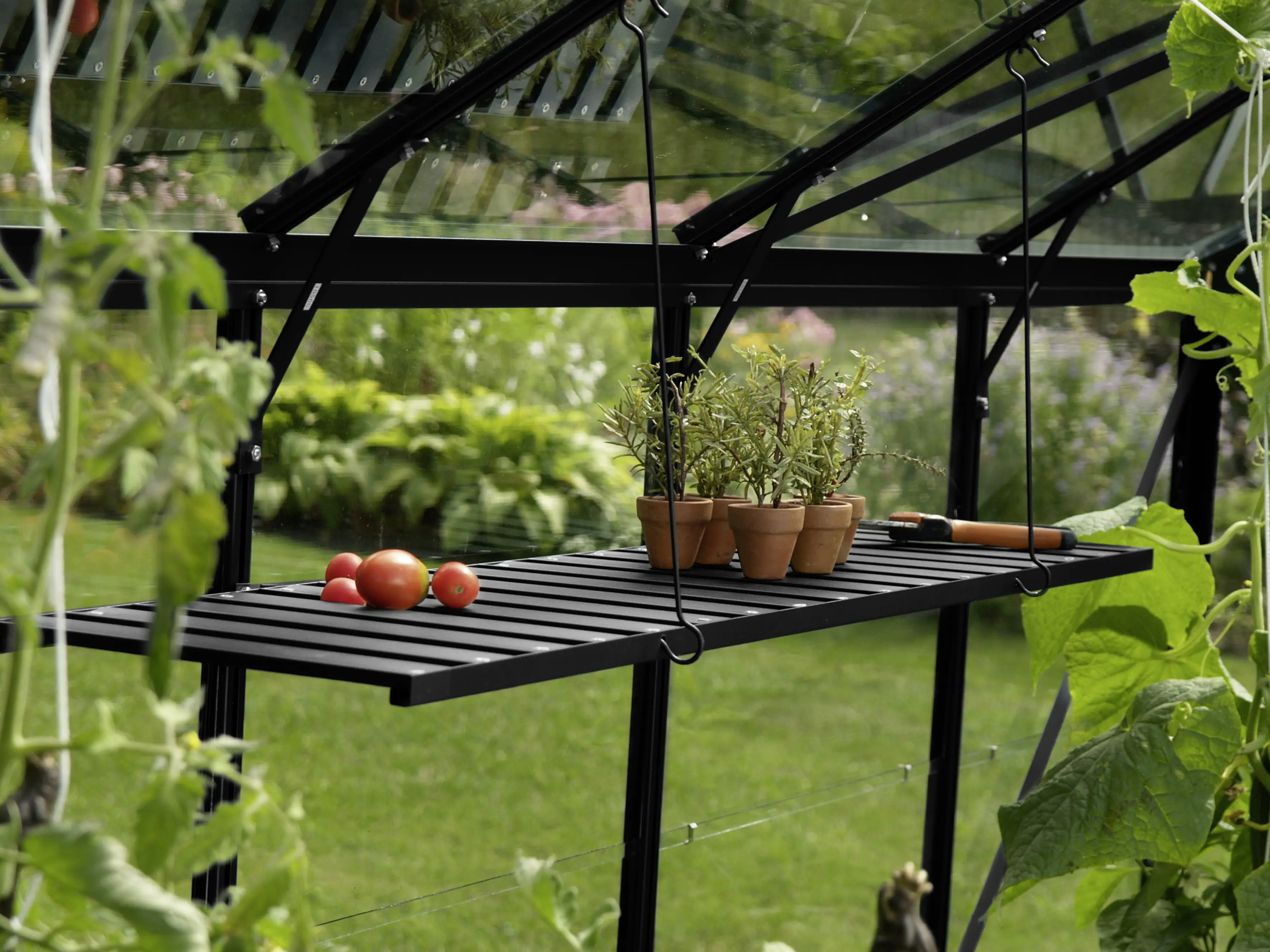 Vitavia Aluregal 120 x 31 cm schwarz Vitavia Aluregal 120 x 31 cm schwarz