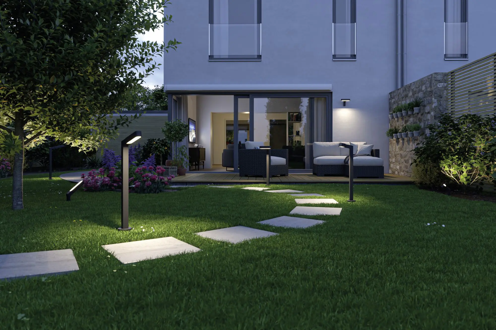 Paulmann Plug & Shine Spot Ito Outdoor, anthrazit, dimmbar, warmweiß