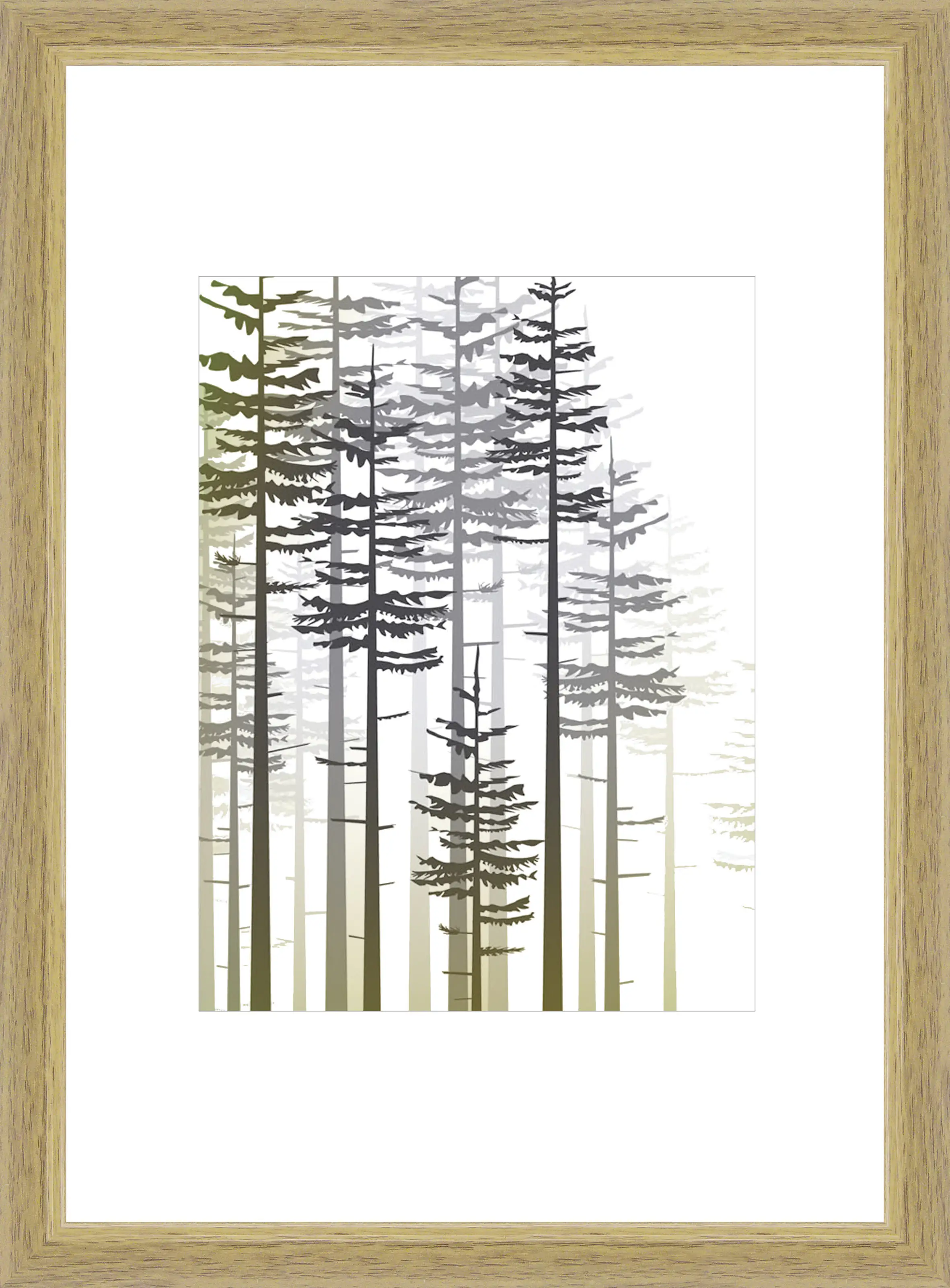 Bilderrahmen Modern eiche, 21 x 29,7 cm (A4)