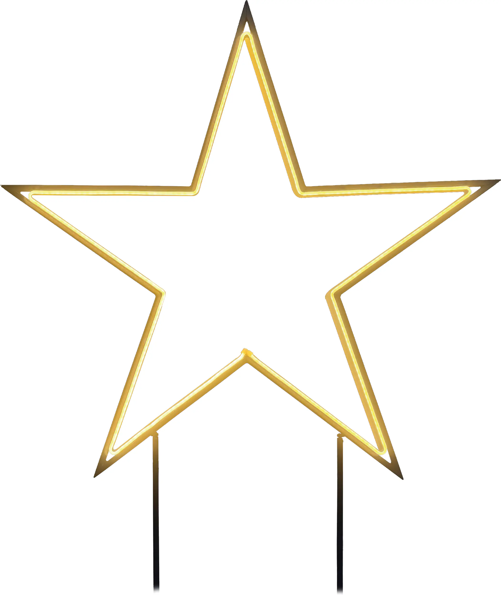 TrendLine LED Stecker Stern Ø 90 x 102 cm warmweiß