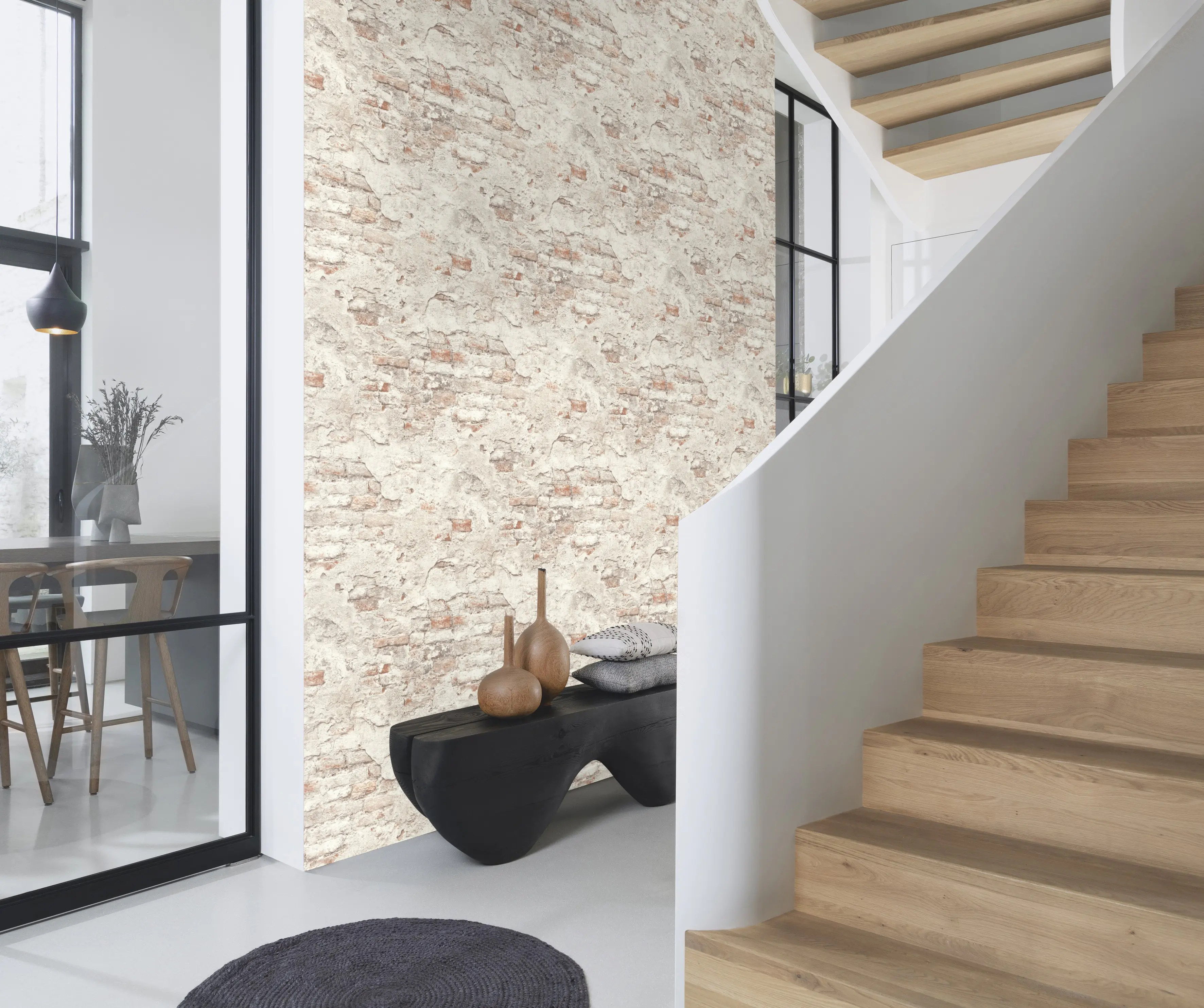 Rasch Vliestapete 939316 Factory III bruchstein grau 10,05 x 0,53 m