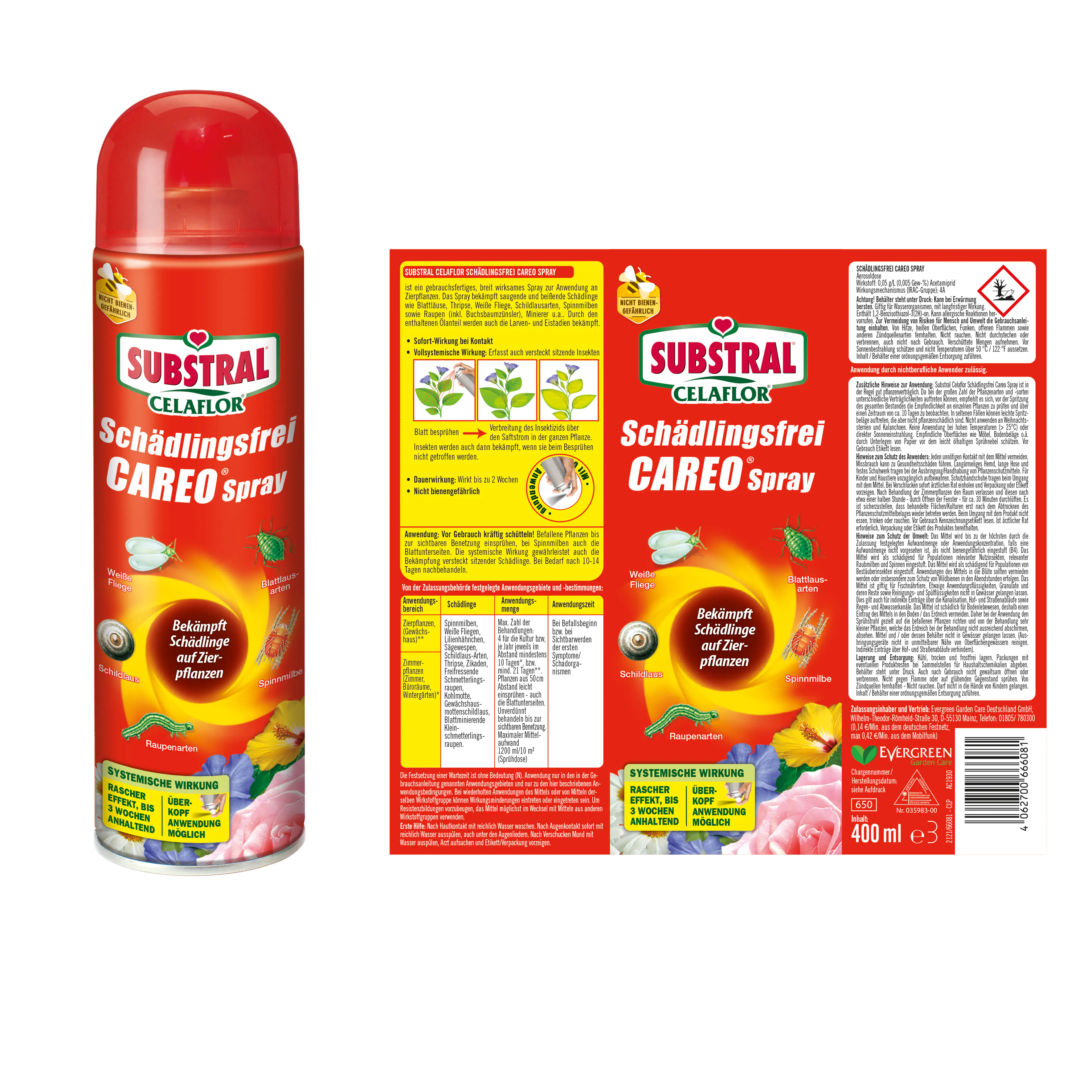 Substral Celaflor Schädlingsfrei Careo Zierpflanzen  400ml Substral Celaflor Schädlingsfrei Careo Zierpflanzen  400ml