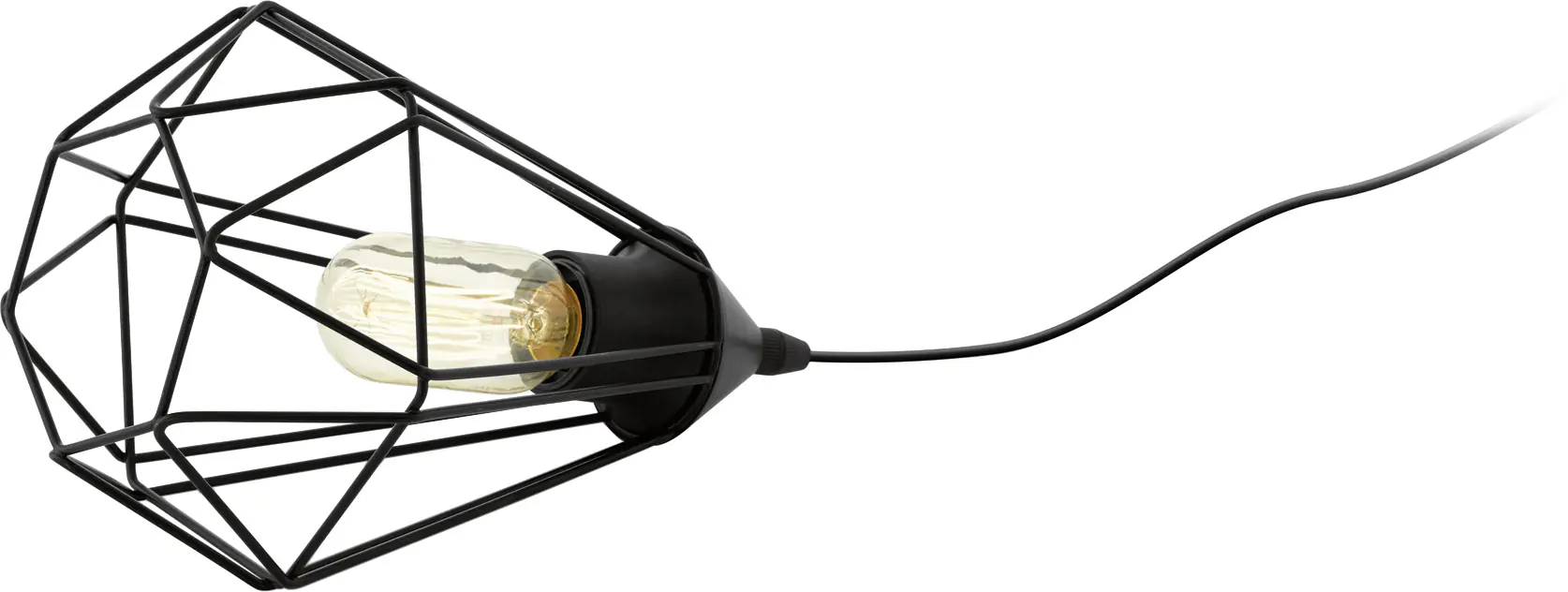 Eglo Pendelleuchte Tarbes schwarz 26,5 x 17,5 cm E27