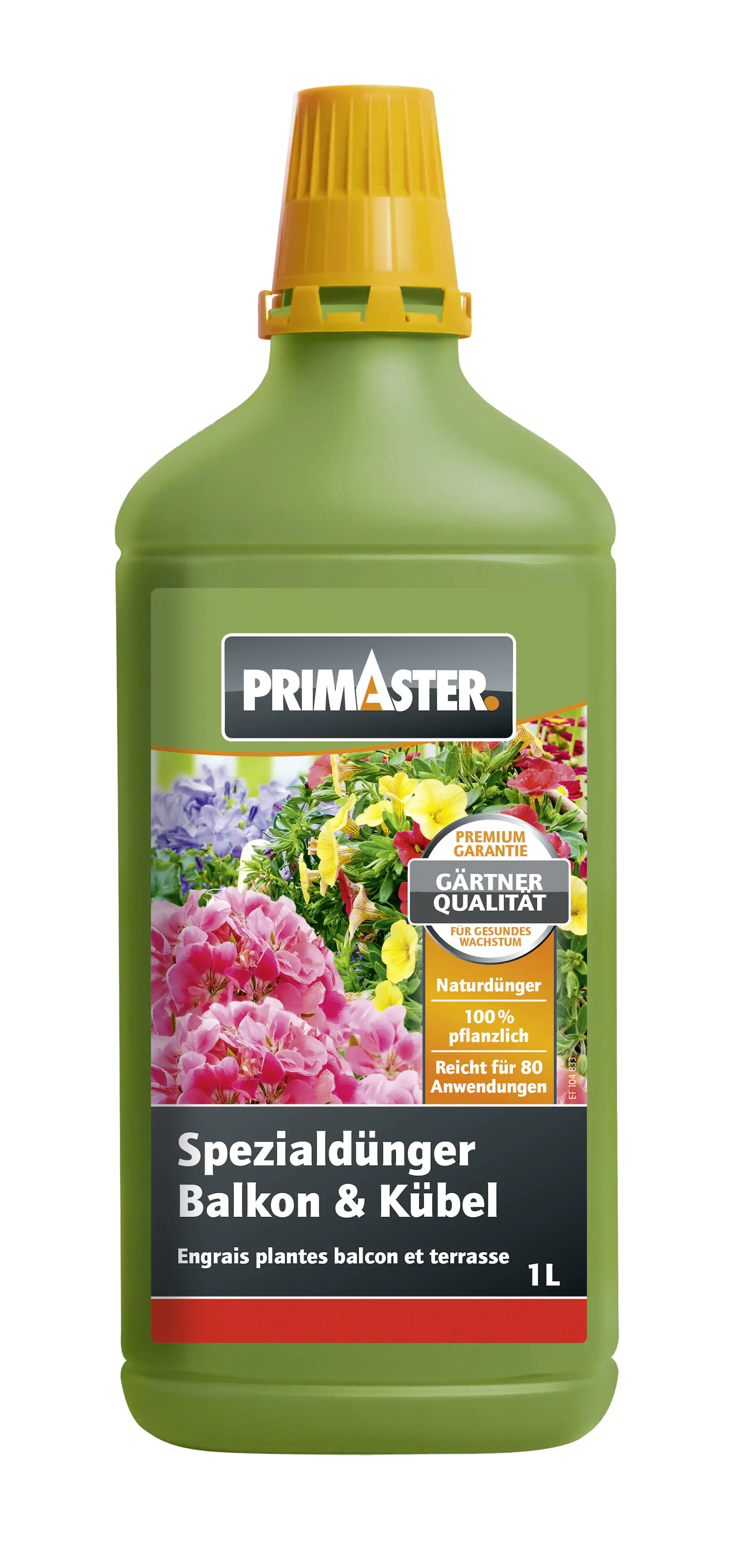 4008557004737 Primaster Flüssigdünger Balkon- und Kübelpflanzen 1 L