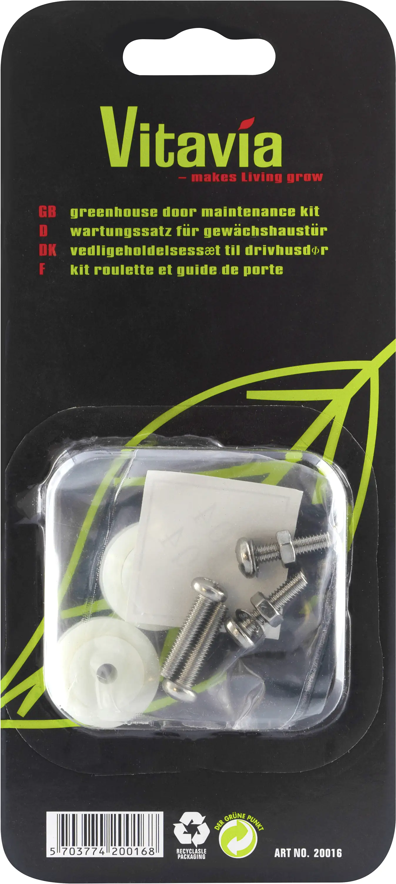 Vitavia Ersatzrollen für Gewächshaustüren Vitavia Ersatzrollen für Gewächshaustüren