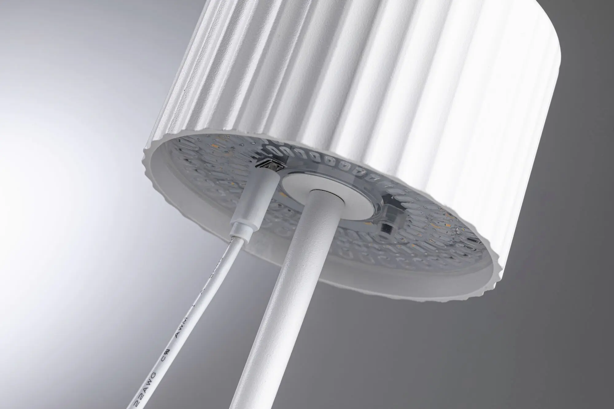 Paulmann Solar-Akku-Tischleuchte Else weiß 30,5 cm warmweiß 