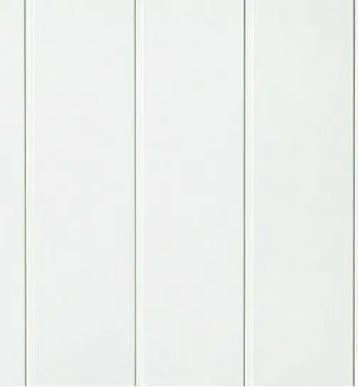 Feuchtraumpaneele Moni 260,0 x 15,4 cm, 8 mm, uni weiß