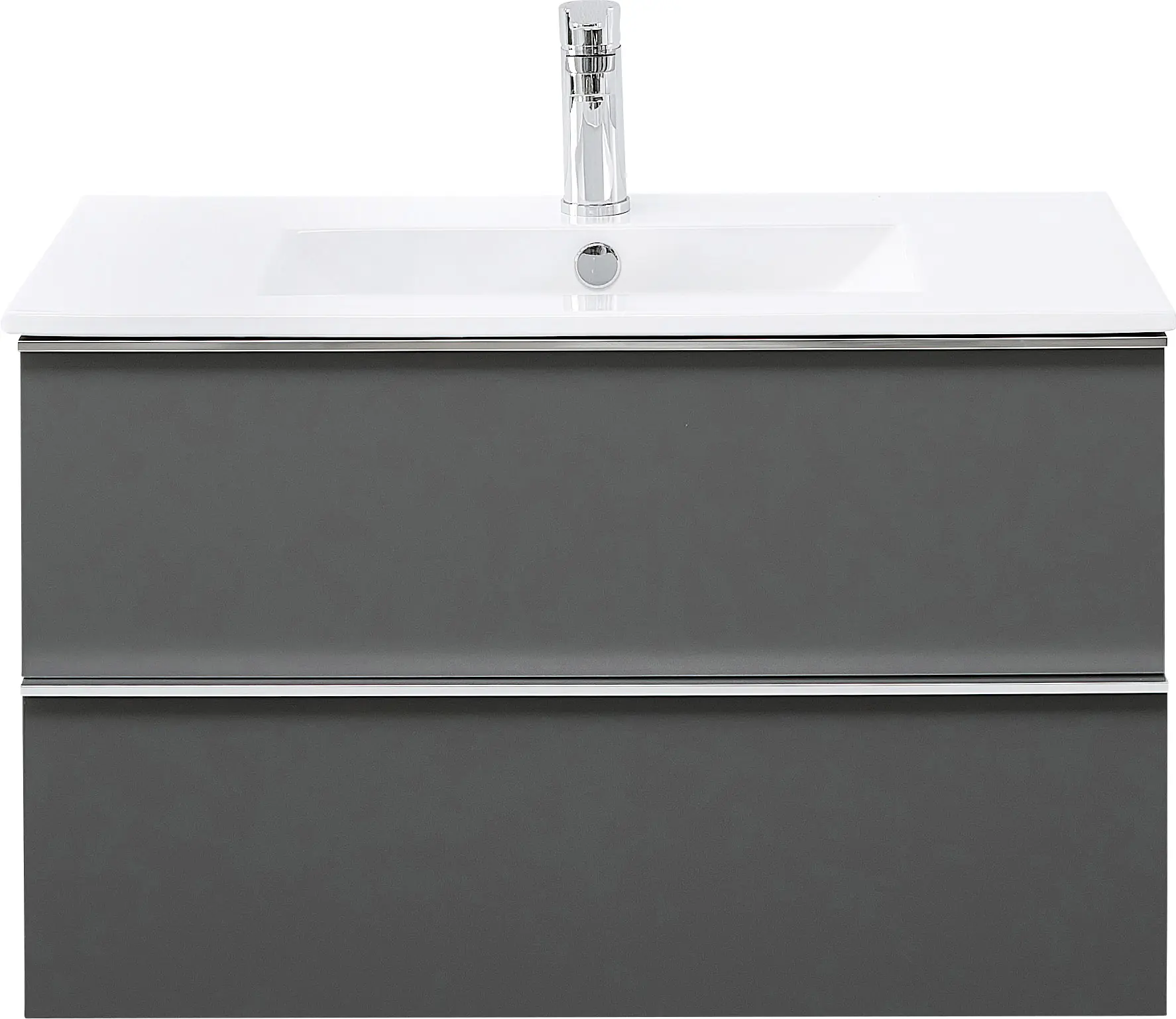 Primaster Waschtischunterschrank Düsseldorf grau 80 cm