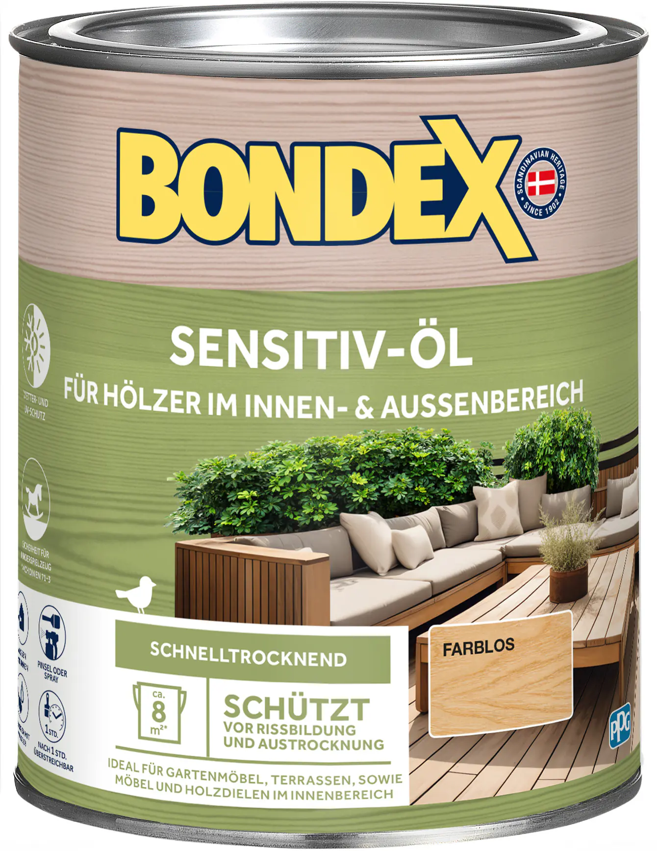 Bondex Wetterschutzöl 750 ml farblos