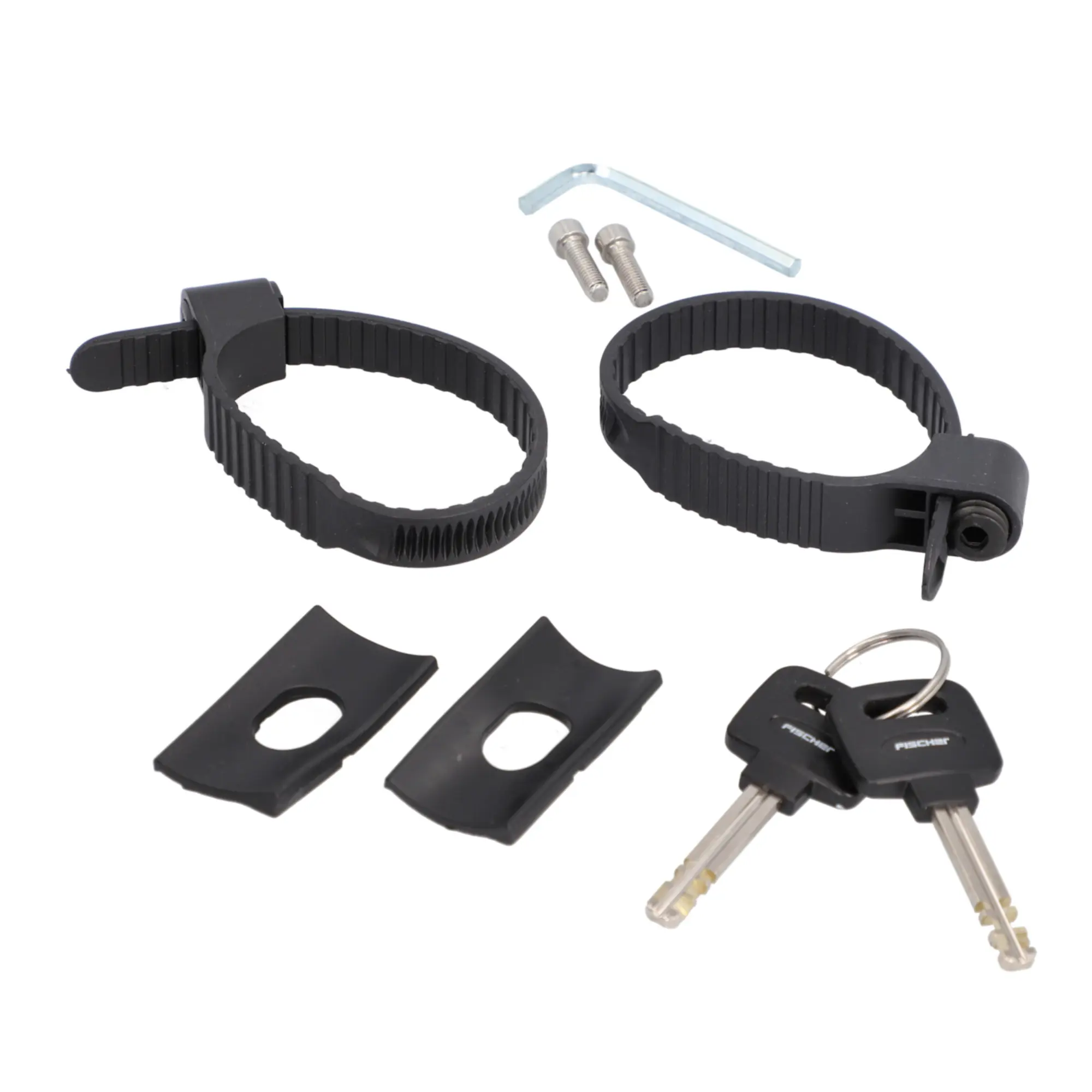 Fischer Faltschloss Fahrrad Plus FK90/8 90 cm x Ø 8 mm schwarz