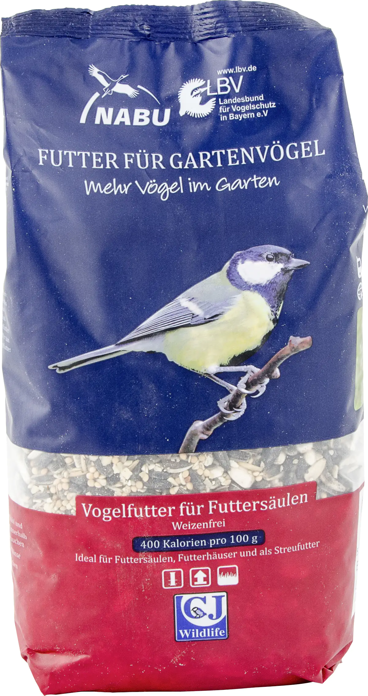 Vogelfutter für Futtersäulen 0,75 kg