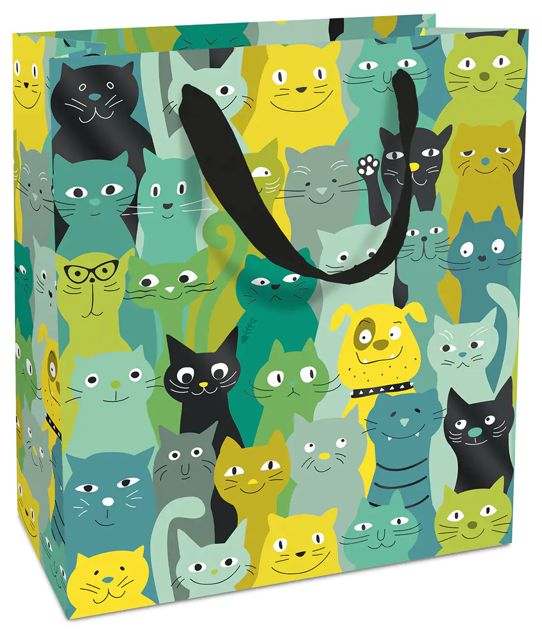 Braun & Company Geschenktasche grün 18 x 21 x 8 cm