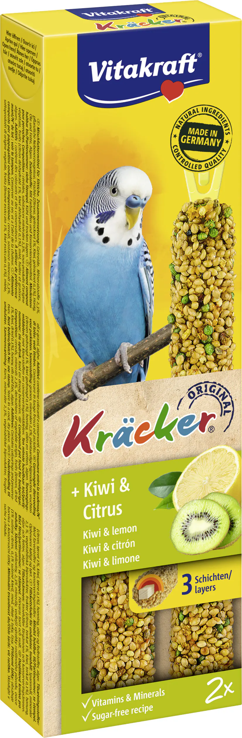Vitakraft Kräcker® Kiwi & Citrus 2 Stück / 60 g