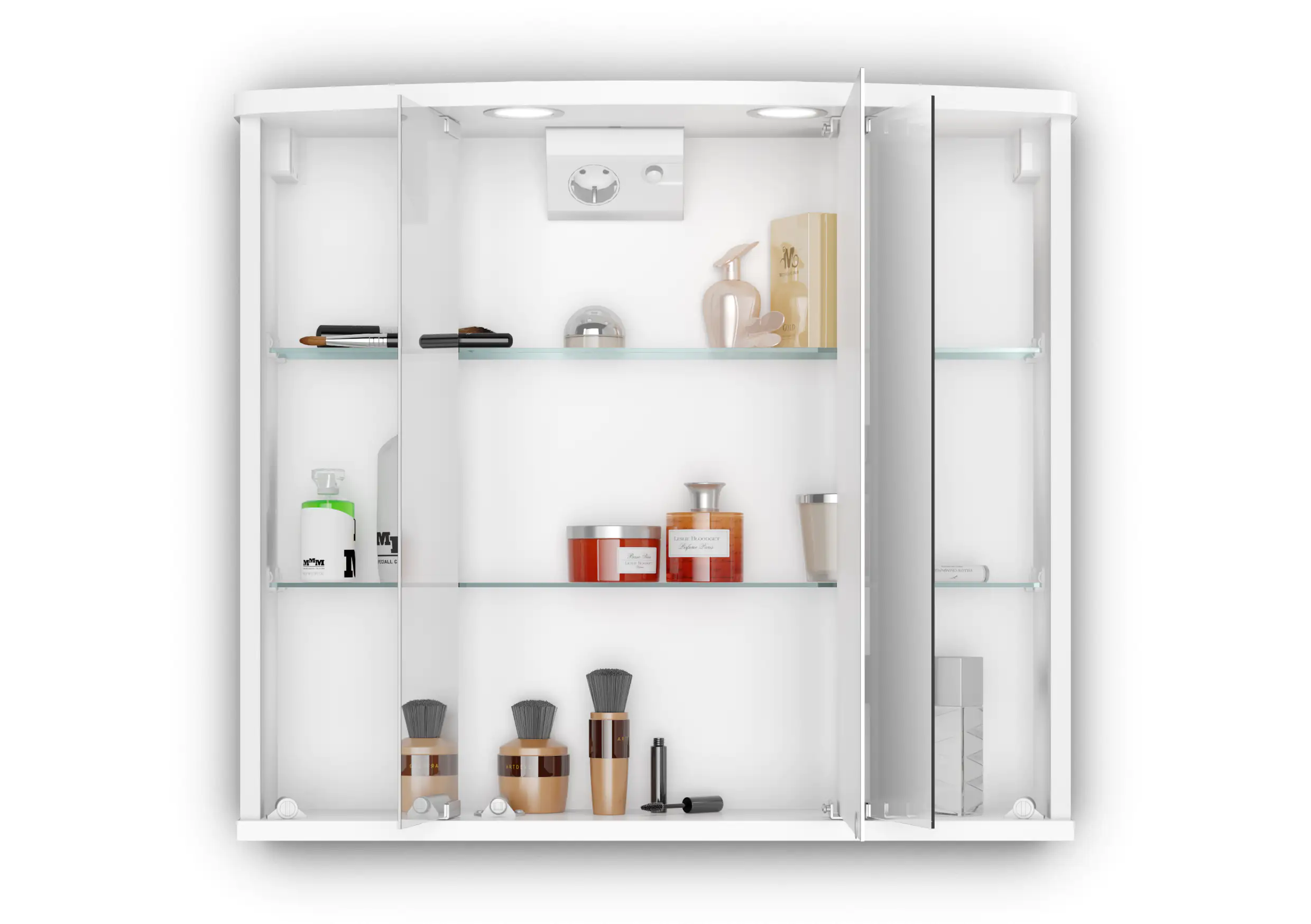Jokey Spiegelschrank Funa LED weiß, mit Beleuchtung Jokey Spiegelschrank Funa LED weiß, mit Beleuchtung