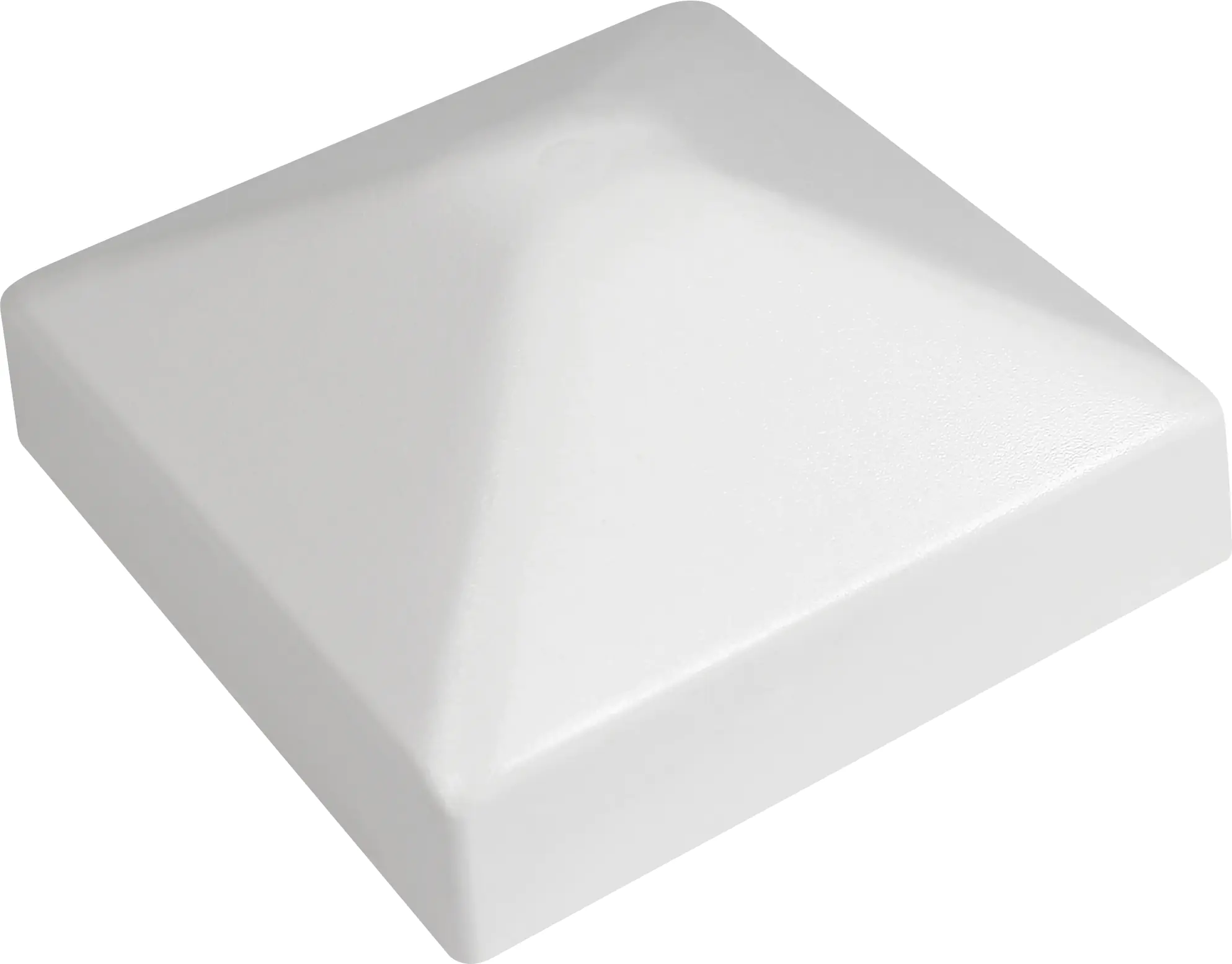 Pfosten Kappe 70 x 70 mm weiß