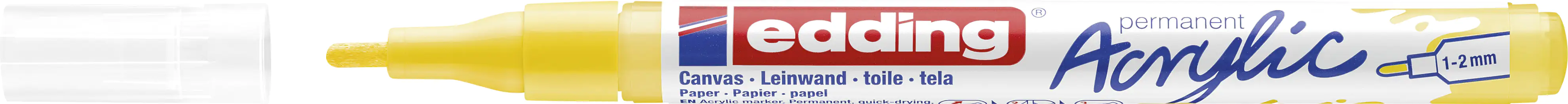 edding 5300 Acrylmarker fein verkehrsgelb 1 - 2 mm