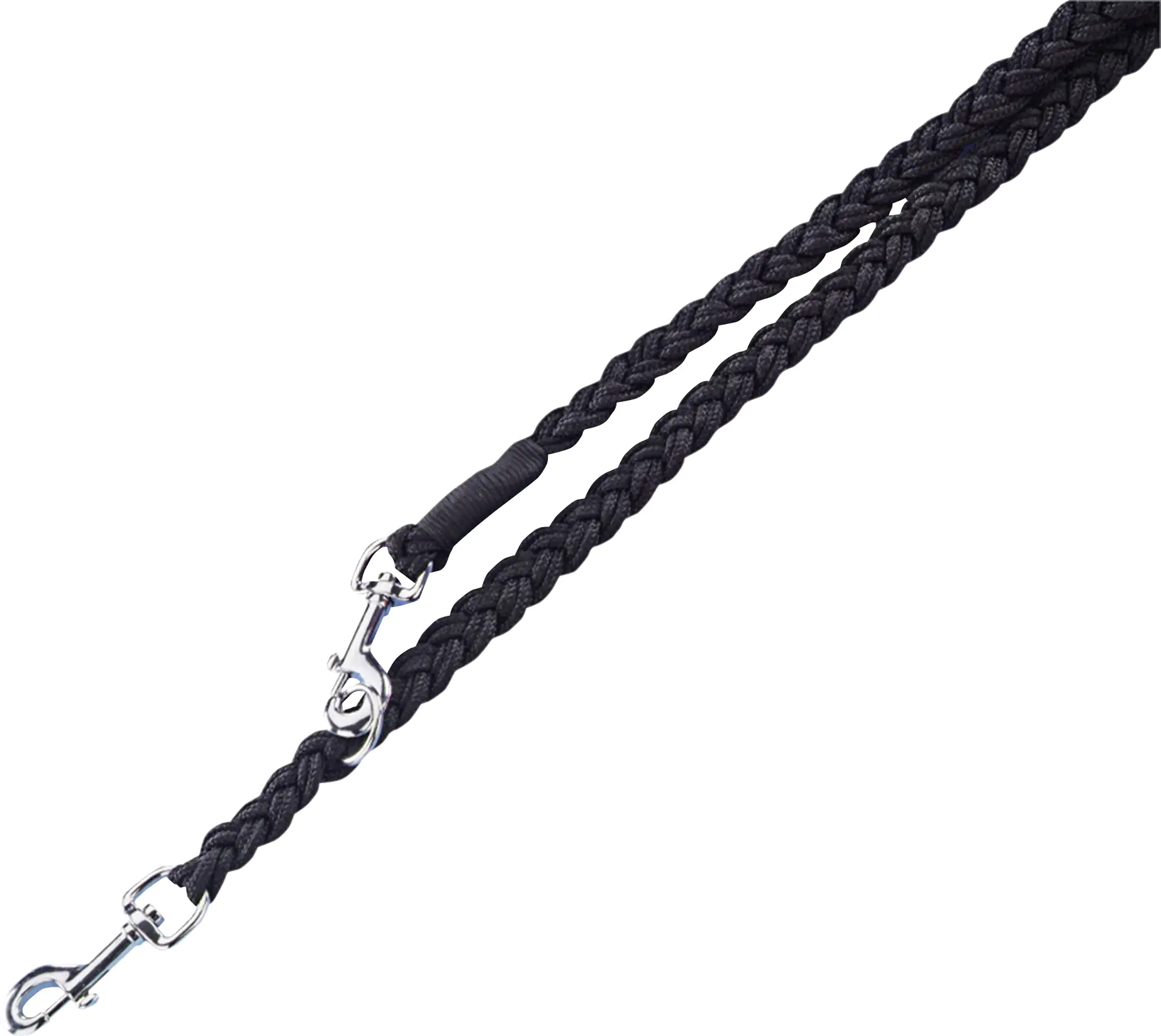 Nobby Führleine geflochten schwarz 200 cm