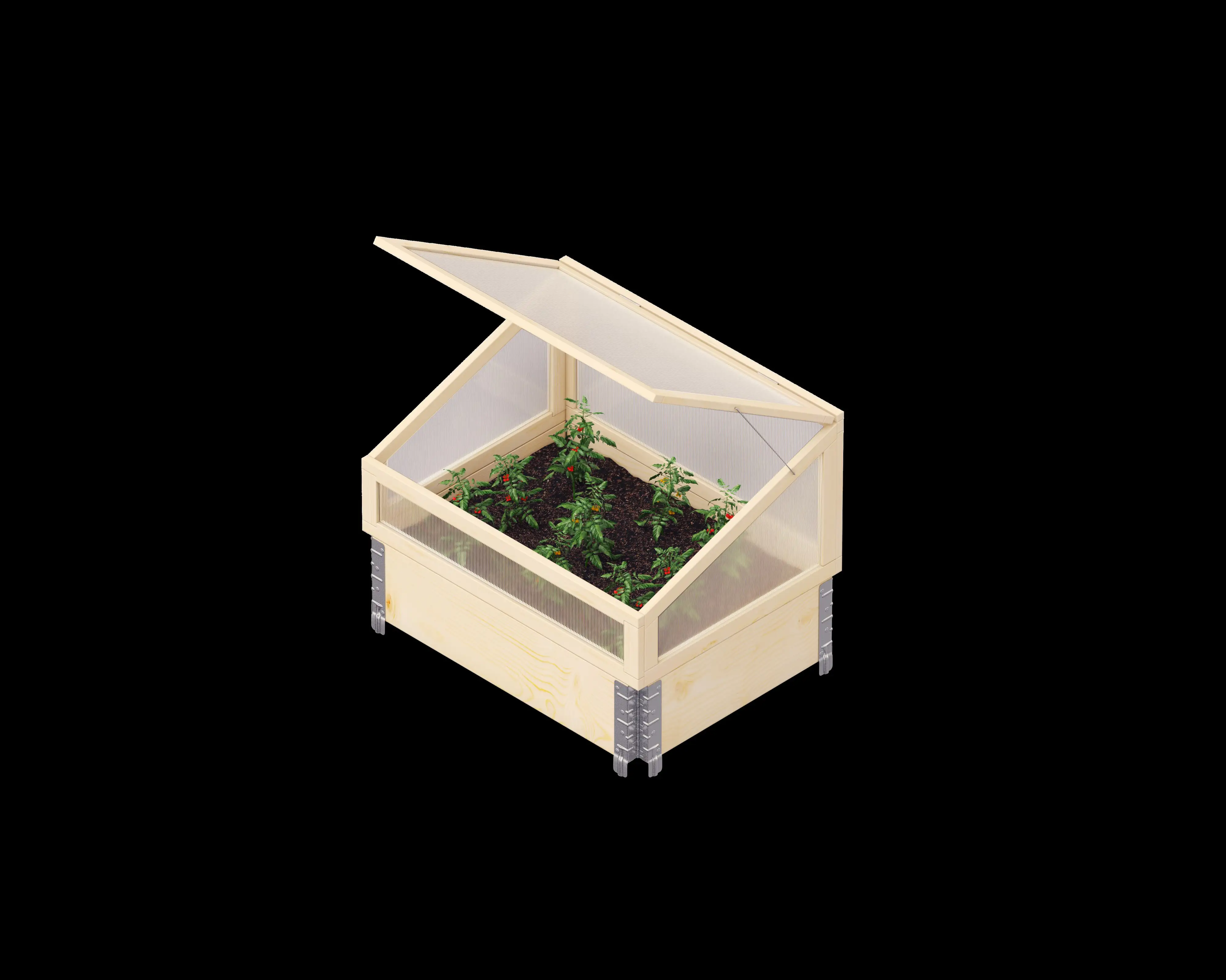 Upyard Frühbeetaufsatz 80 x 60 cm Upyard Frühbeetaufsatz 80 x 60 cm