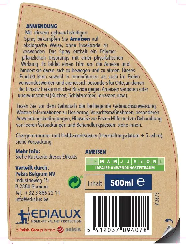 Edialux Ameisenspray Bio Sect 500 ml 