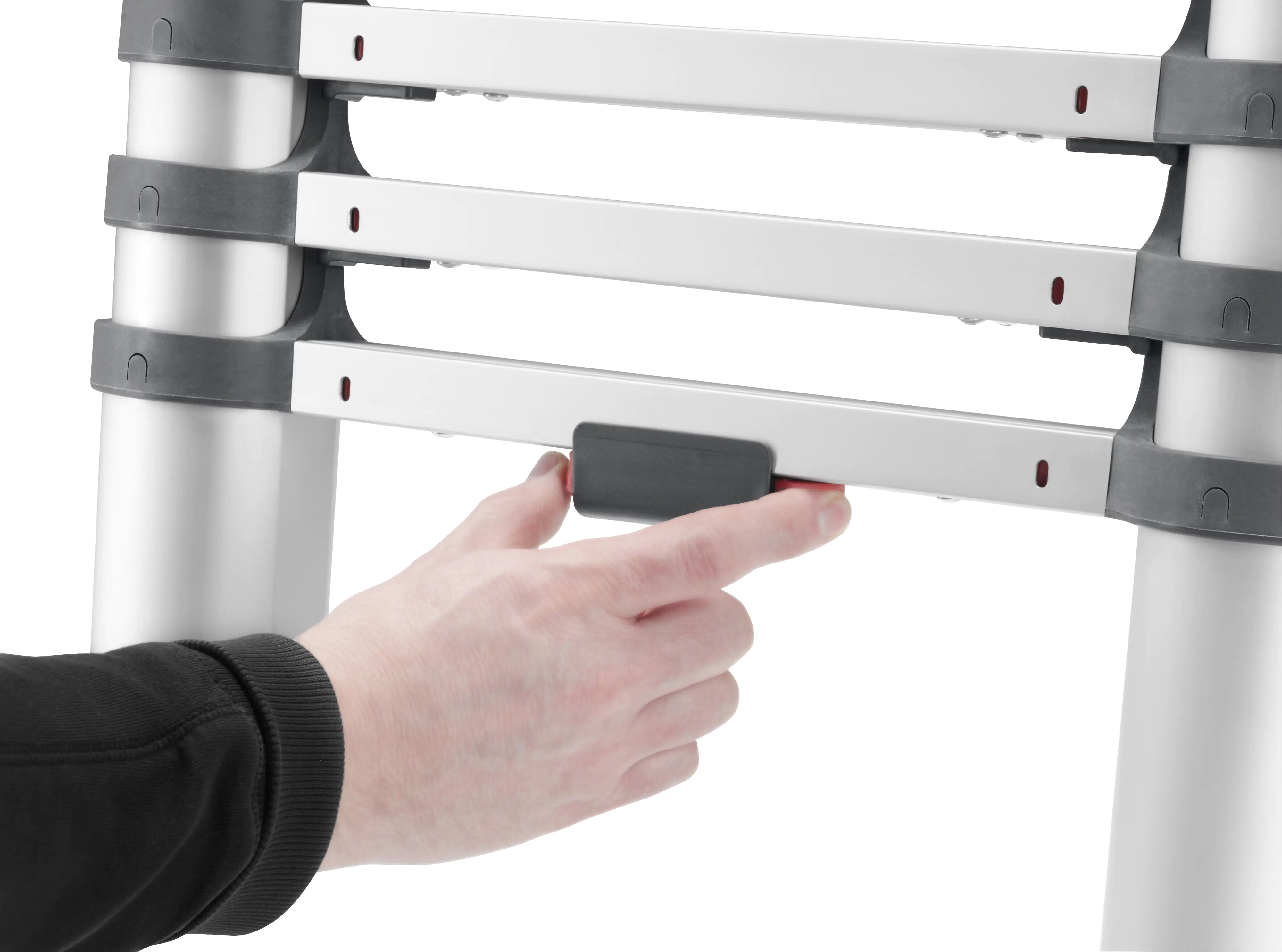 Hailo Aluminium-Teleskopleiter T80 FlexLine 320 3,97 m