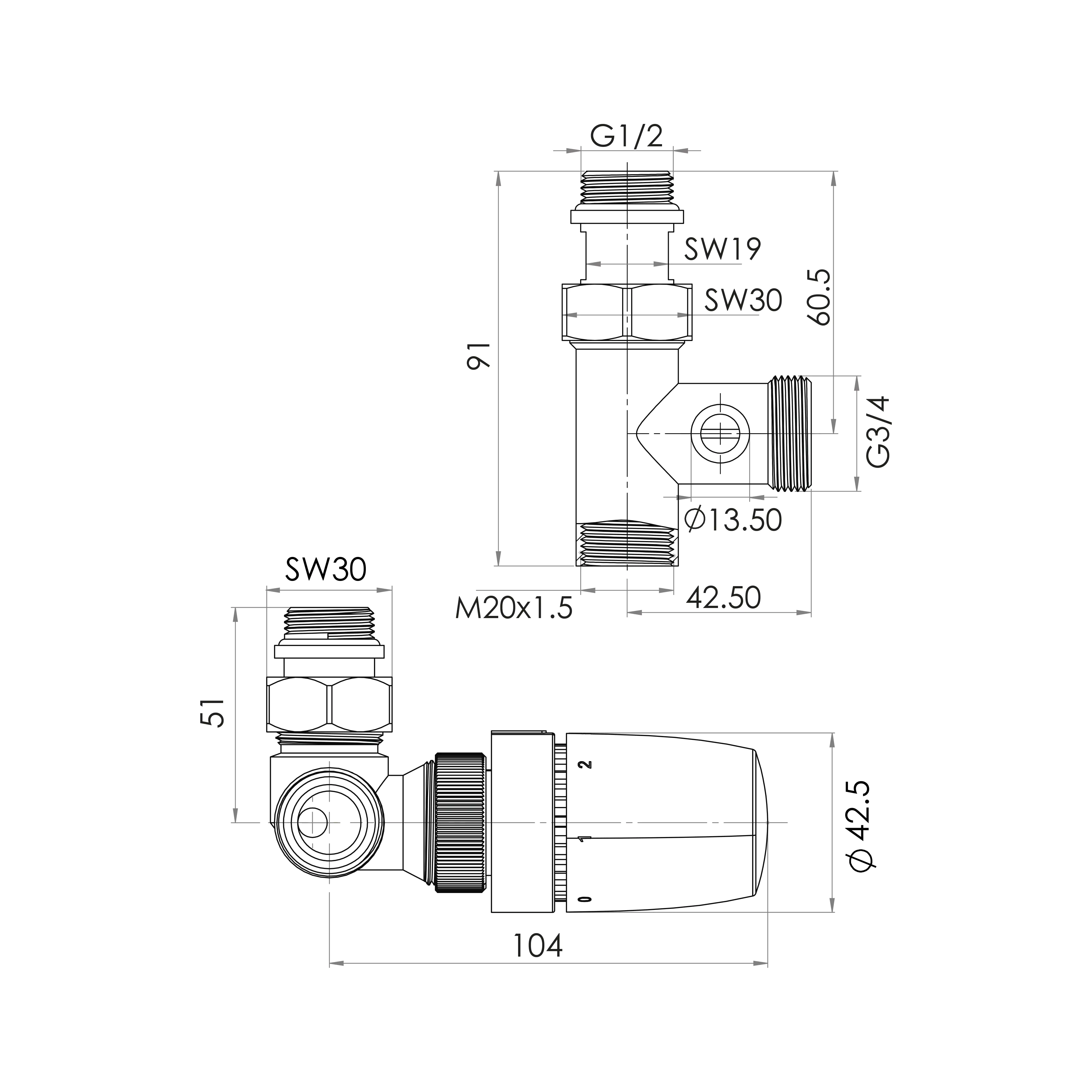 4060991068515_6 Schulte Thermostatset Mischbetrieb