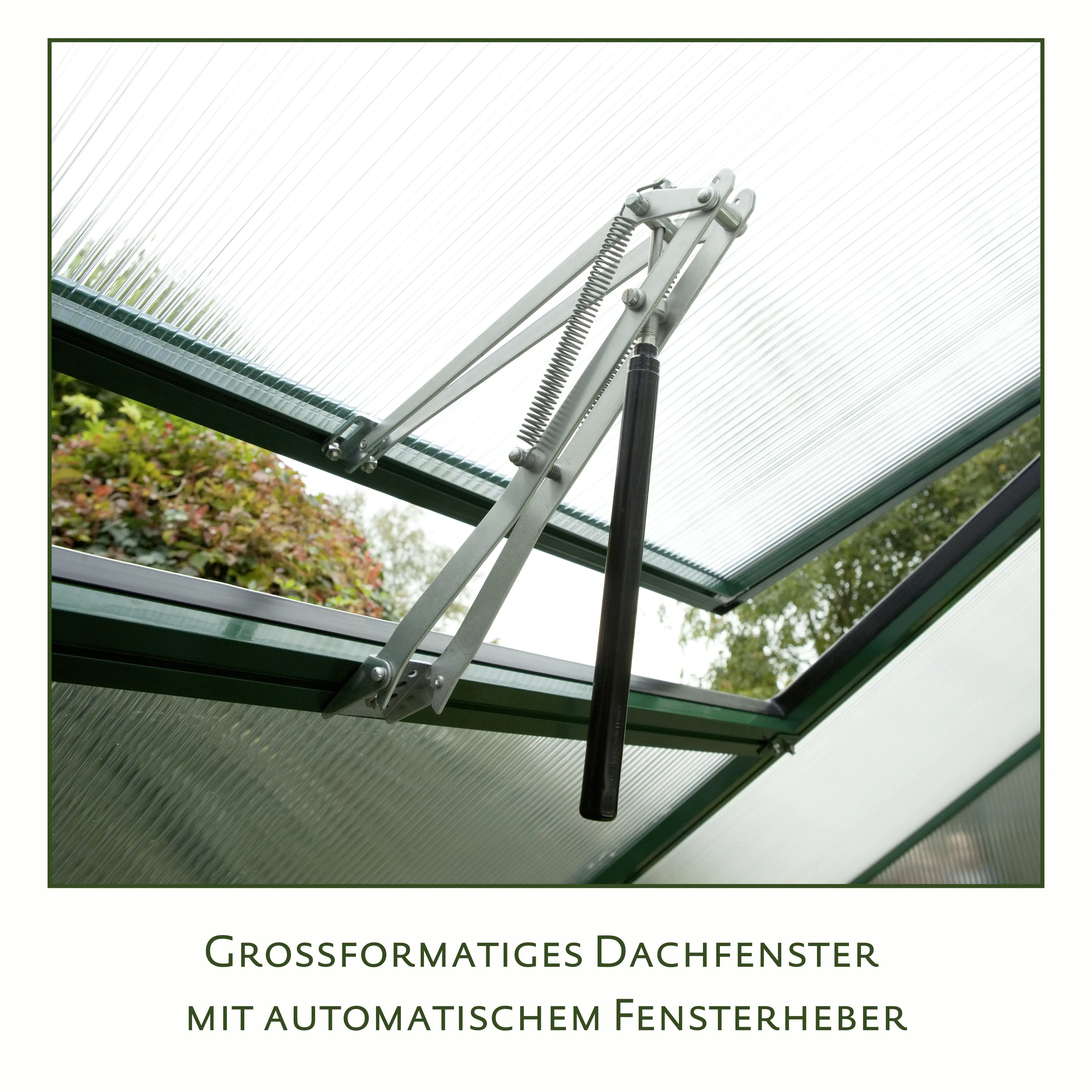 KGT Gewächshaus Rose II 2,17 x 2,33 x 2,15 m, anthrazit-grau