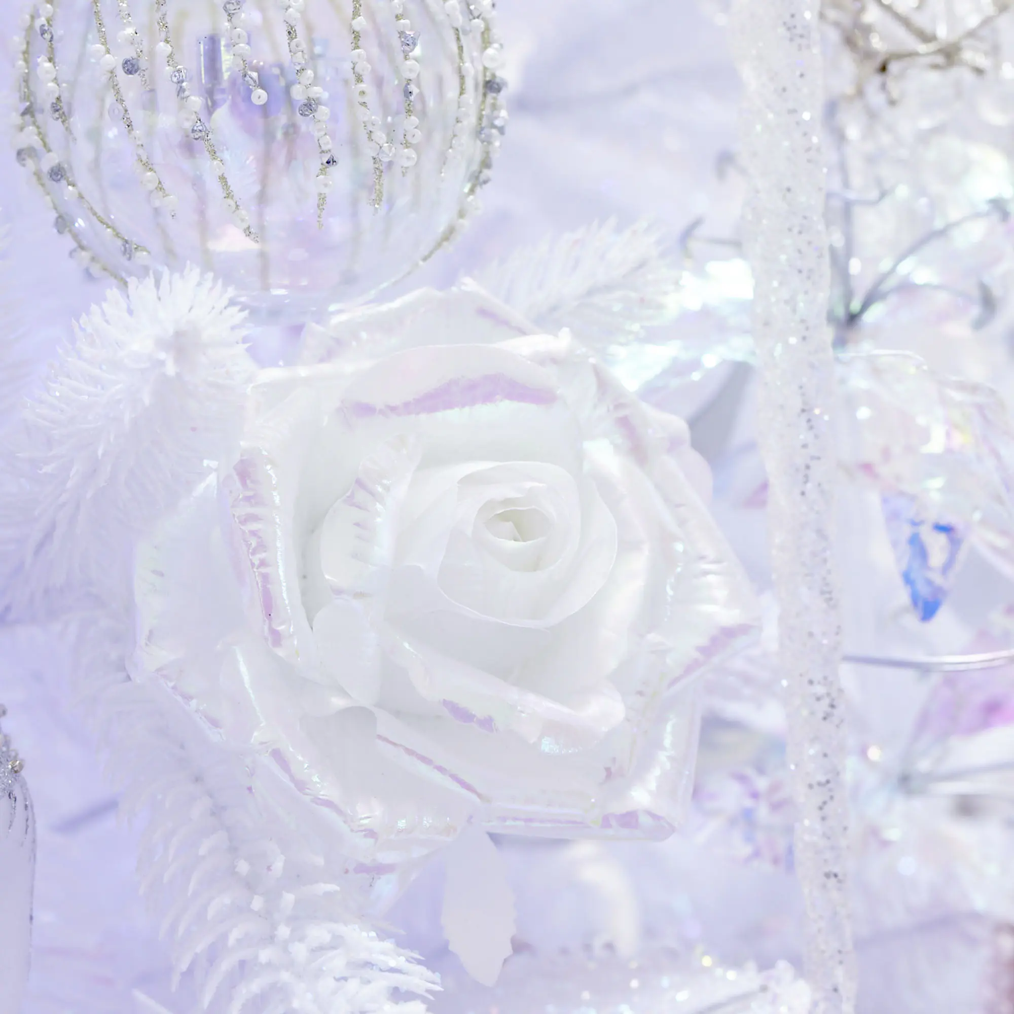 Kaemingk Rose transparent / iris