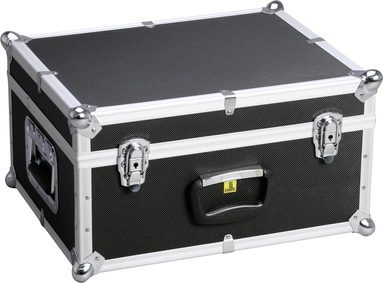 Allit Gerätekiste seitliche Griffe AluPlus ToolBox 18 schwarz ohne Inhalt