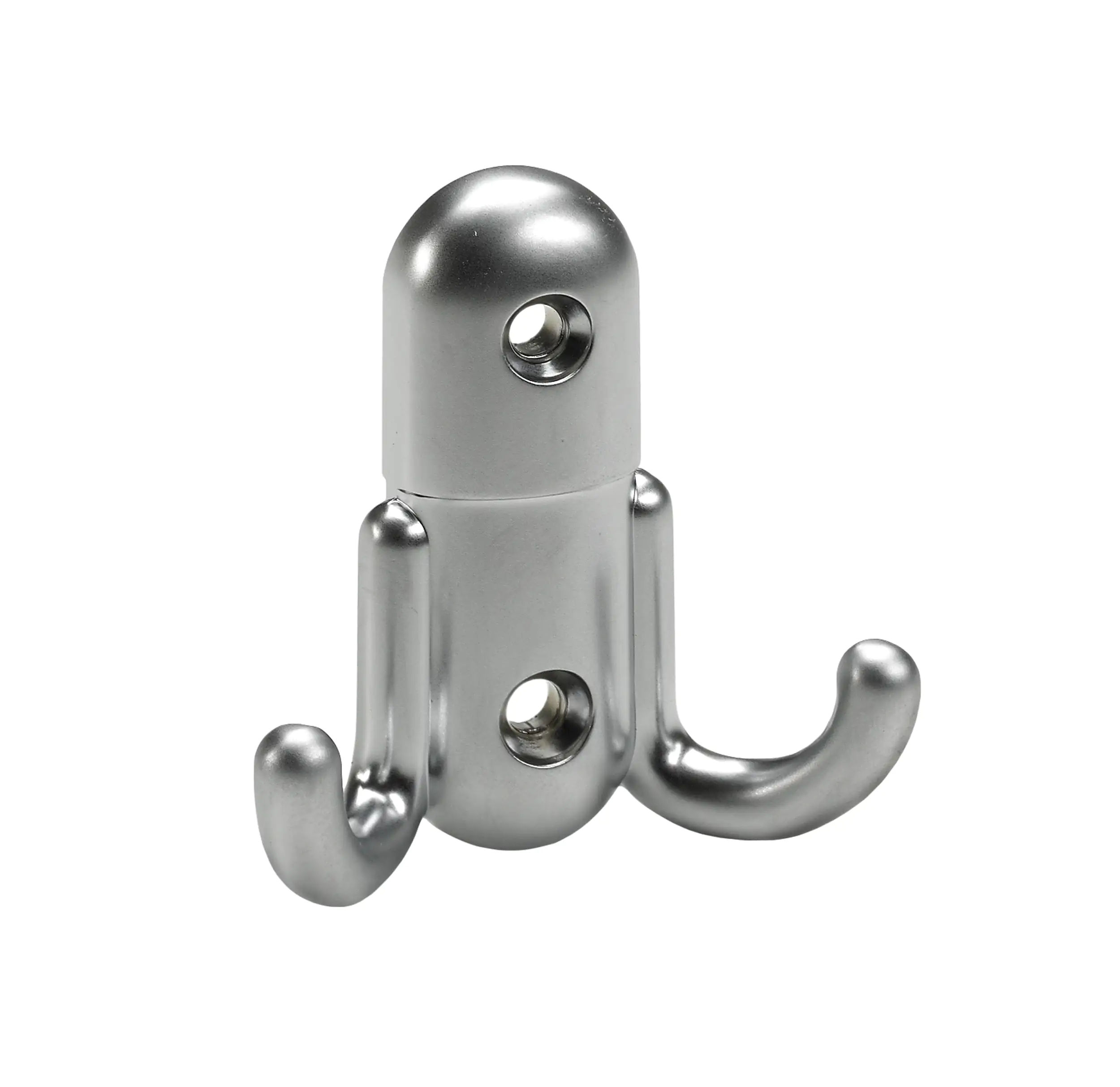 Hettich Mantelhaken 6 x 5,5 x 2,2 cm Aluminium-Optik - 1 Stück Hettich Mantelhaken 6 x 5,5 x 2,2 cm Aluminium-Optik - 1 Stück