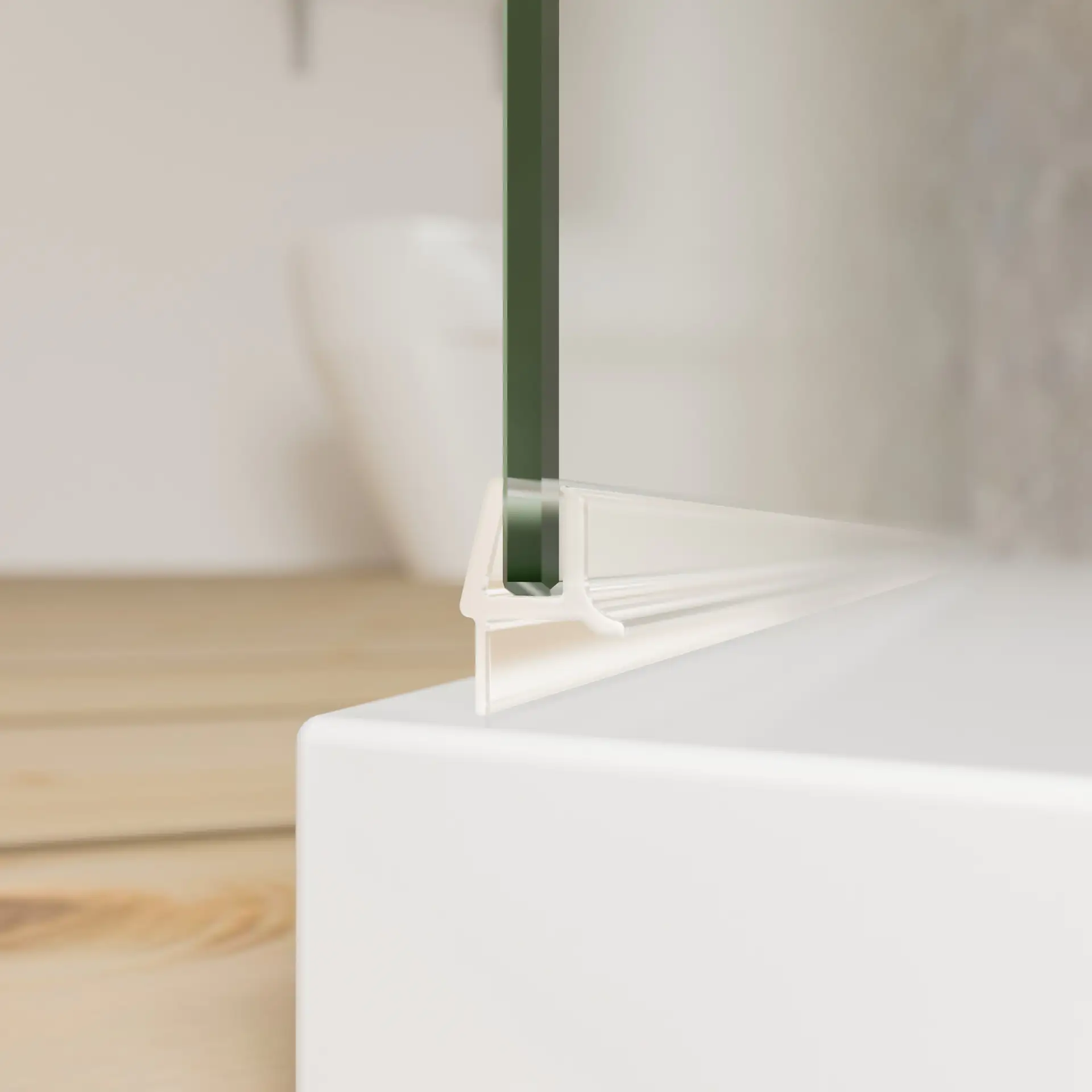 Schulte Duschdichtung Glasstärke: 5 mm Länge: 120 cm