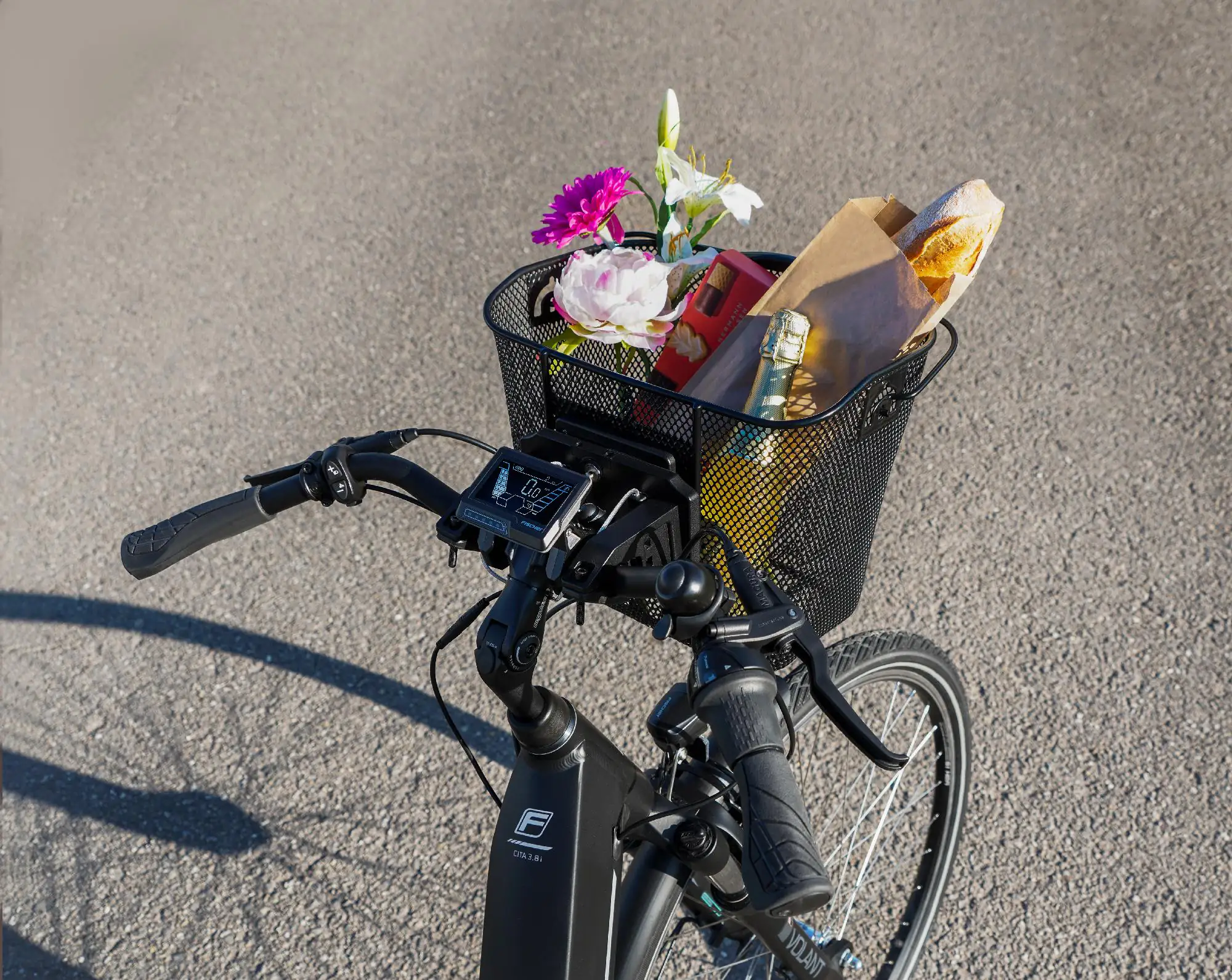 Fischer E-Bike Lenkerkorb PLUS engmaschig 340x250x260mm 50653