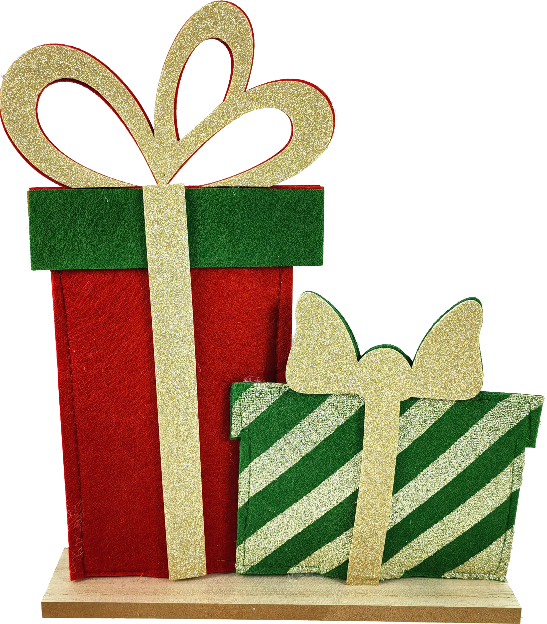 TrendLine Dekofigur Holz Geschenk 41 x 52 x 35 cm mehrfarbig