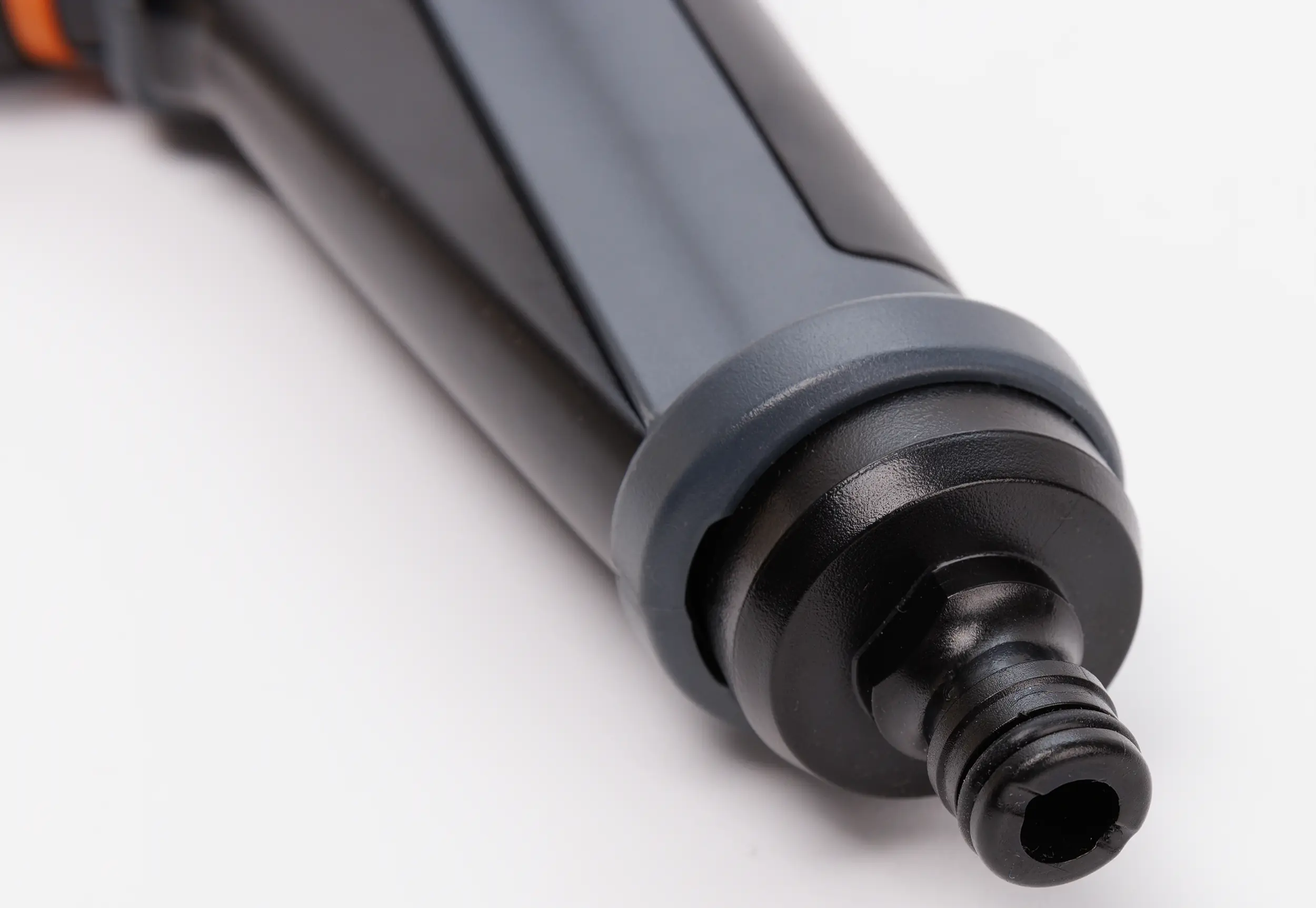 Primaster Pistolenbrause für Gartenschlauch mit 2 Funktionen orange-grau Primaster Pistolenbrause für Gartenschlauch mit 2 Funktionen orange-grau